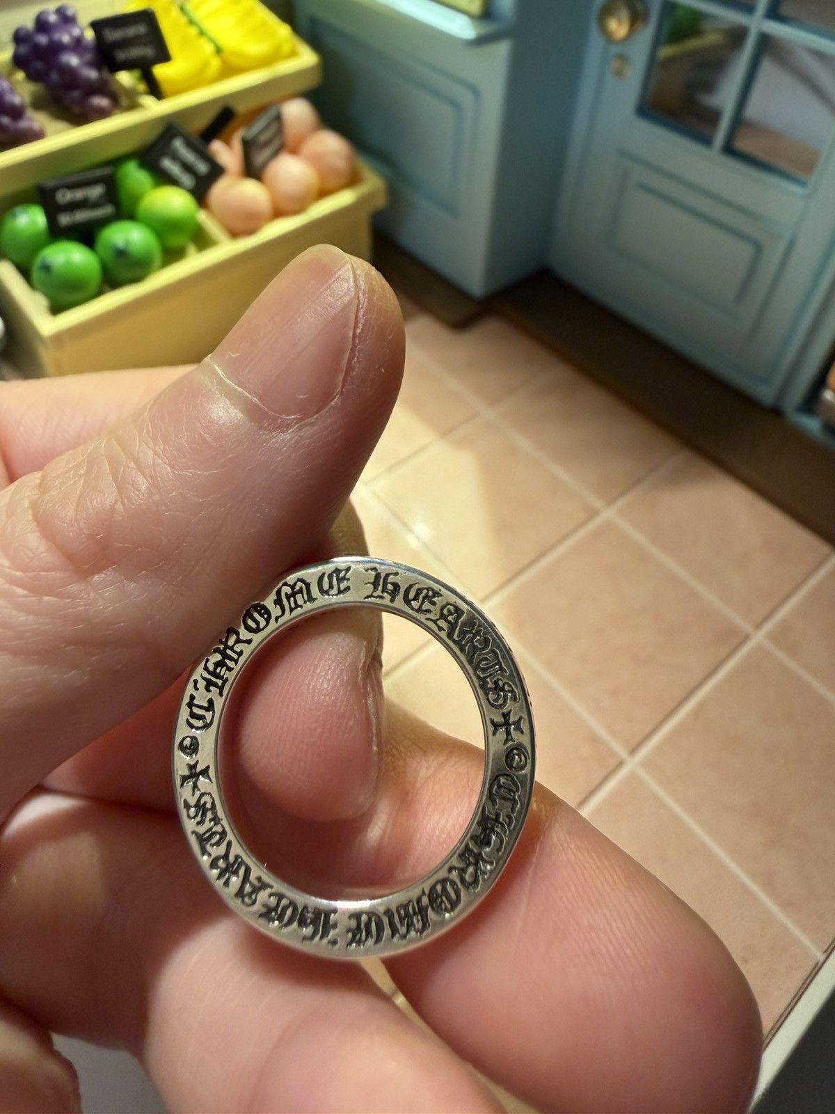 Chrome Hearts Chrome Hearts NYC 3mm SPACER PLN Silver Ring size 5M Size ONE SIZE - 5 Thumbnail