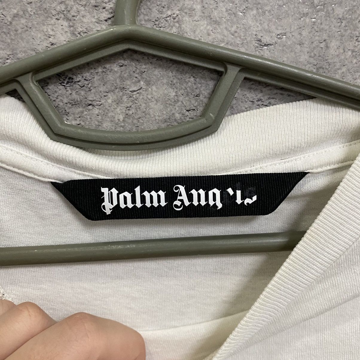 Palm Angels Palm Angels T-Shirt Spay Big Logo Los Angeles Size US M / EU 48-50 / 2 - 9 Thumbnail