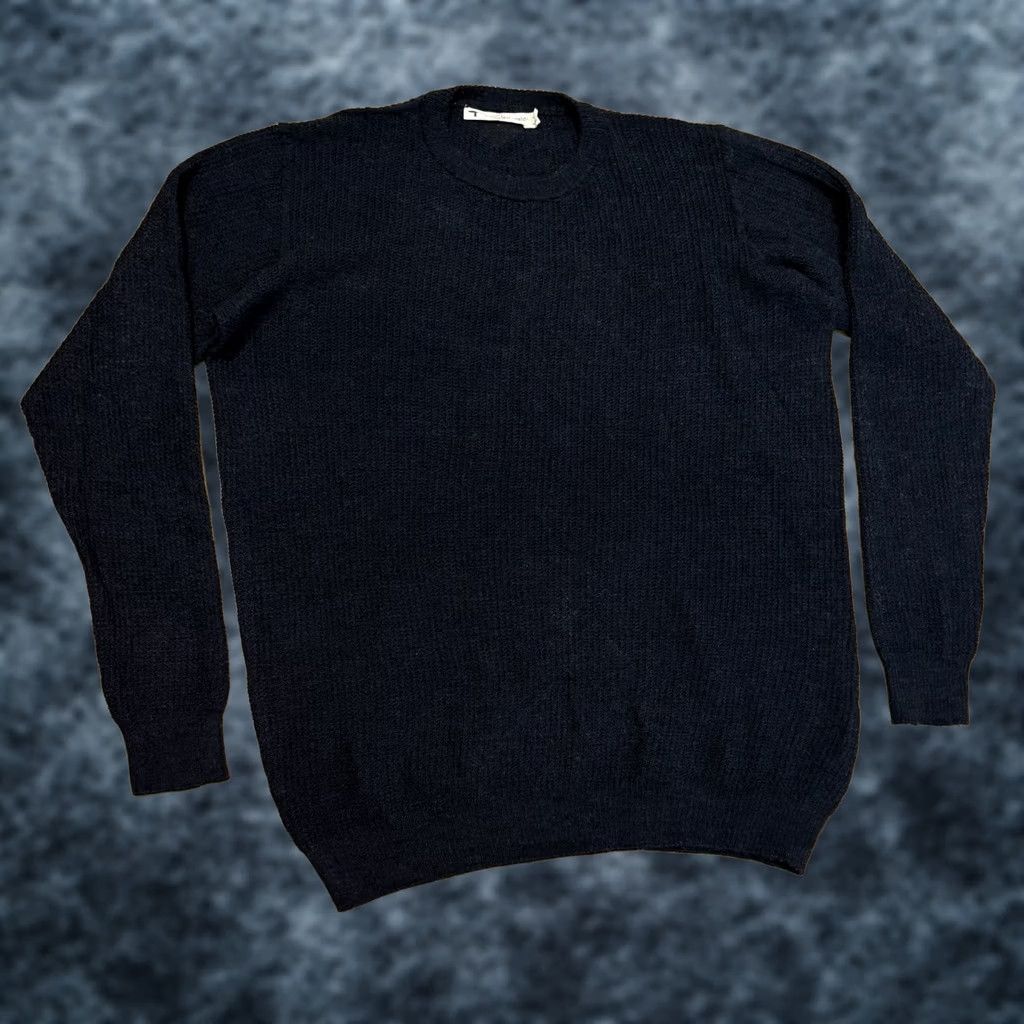 Vintage Untouched World Merino Wool Knit Crewneck Sweater Mens XL - Blue, Cotton Blend Size US XL / EU 56 / 4 - 1 Thumbnail