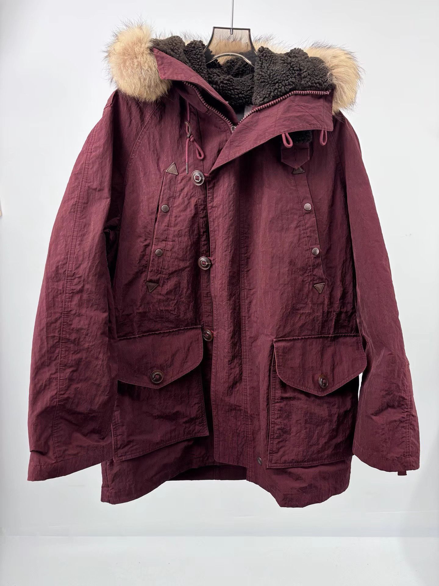 Burberry BURBERRY Faux Fur Collar Padded Coat Size US M / EU 48-50 / 2 - 1 Thumbnail