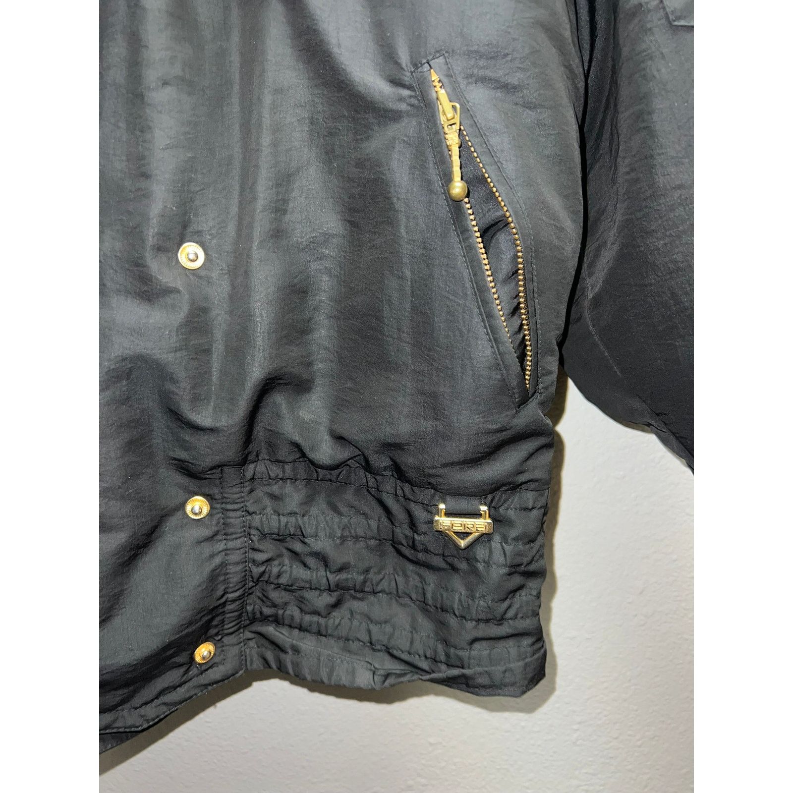 Fera Fera Skiwear Jacket Women's 10 Black Gold Ski Skiing Coat 10 Size L / US 10 / IT 46 - 5 Thumbnail