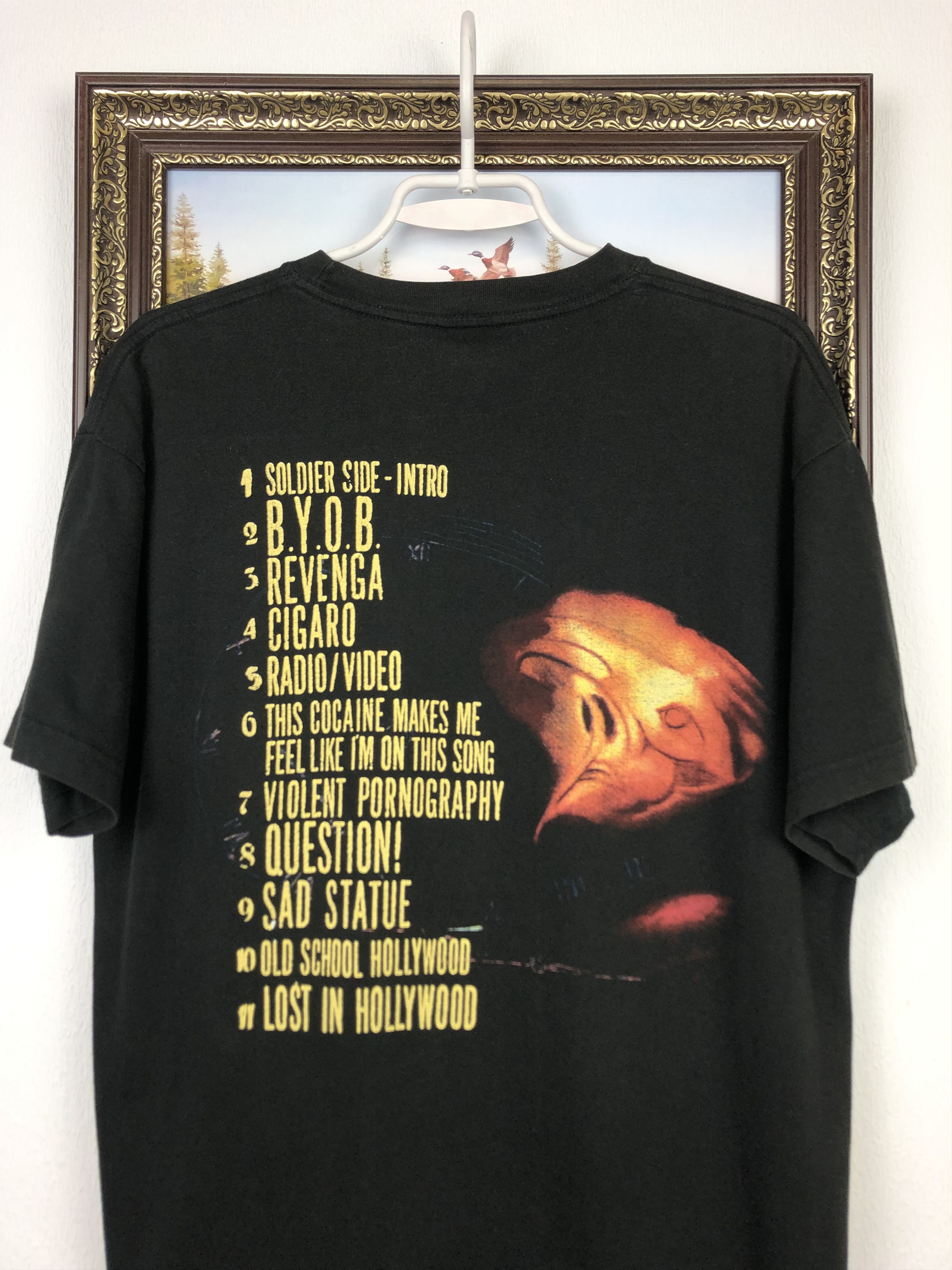 Band Tees Vintage System Of A Down Mezmerize Band Shirt Over Print Tee Size US M / EU 48-50 / 2 - 9 Thumbnail