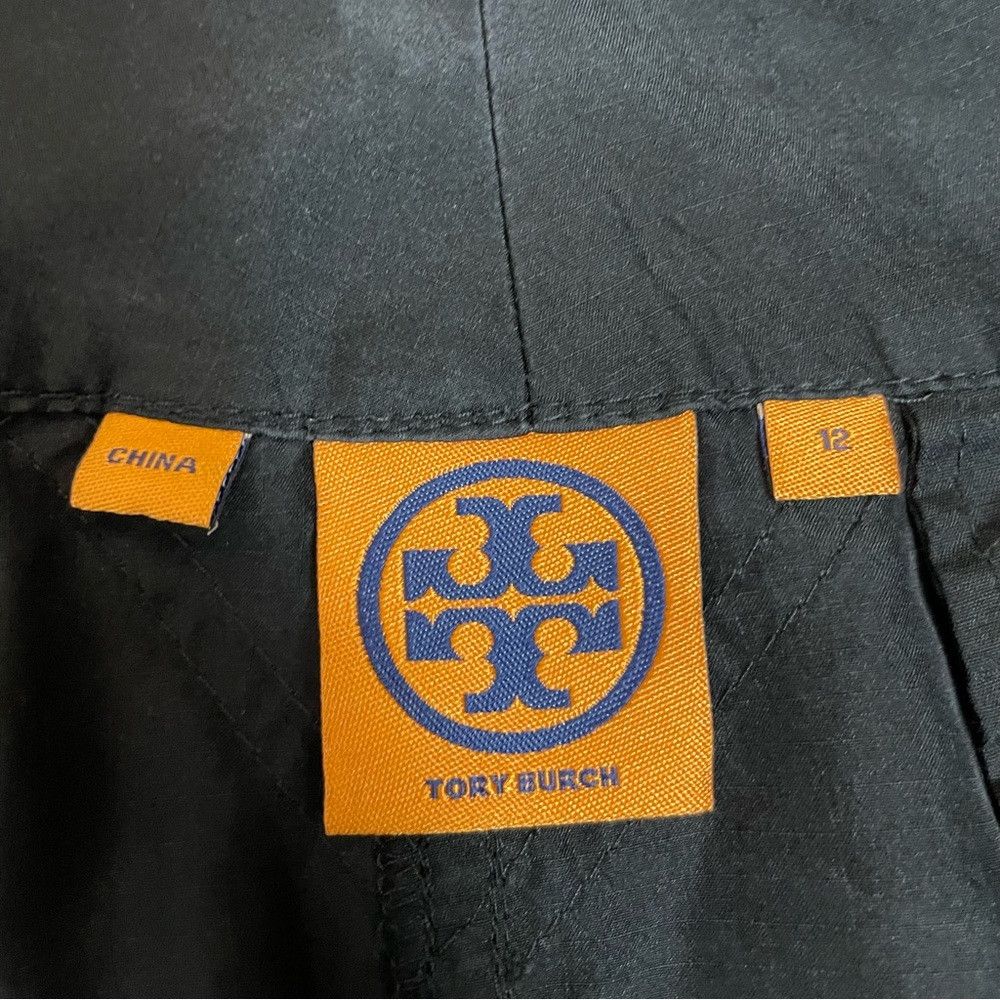 Tory Burch Tory Burch Dark Grey Silk Cropped Cargo Pants Size 12 Size 30" / US 8 / IT 44 - 7 Thumbnail