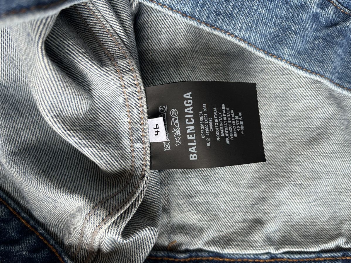 Balenciaga Balenciaga AW18 Hybrid Denim Vest Size US S / EU 44-46 / 1 - 7 Thumbnail