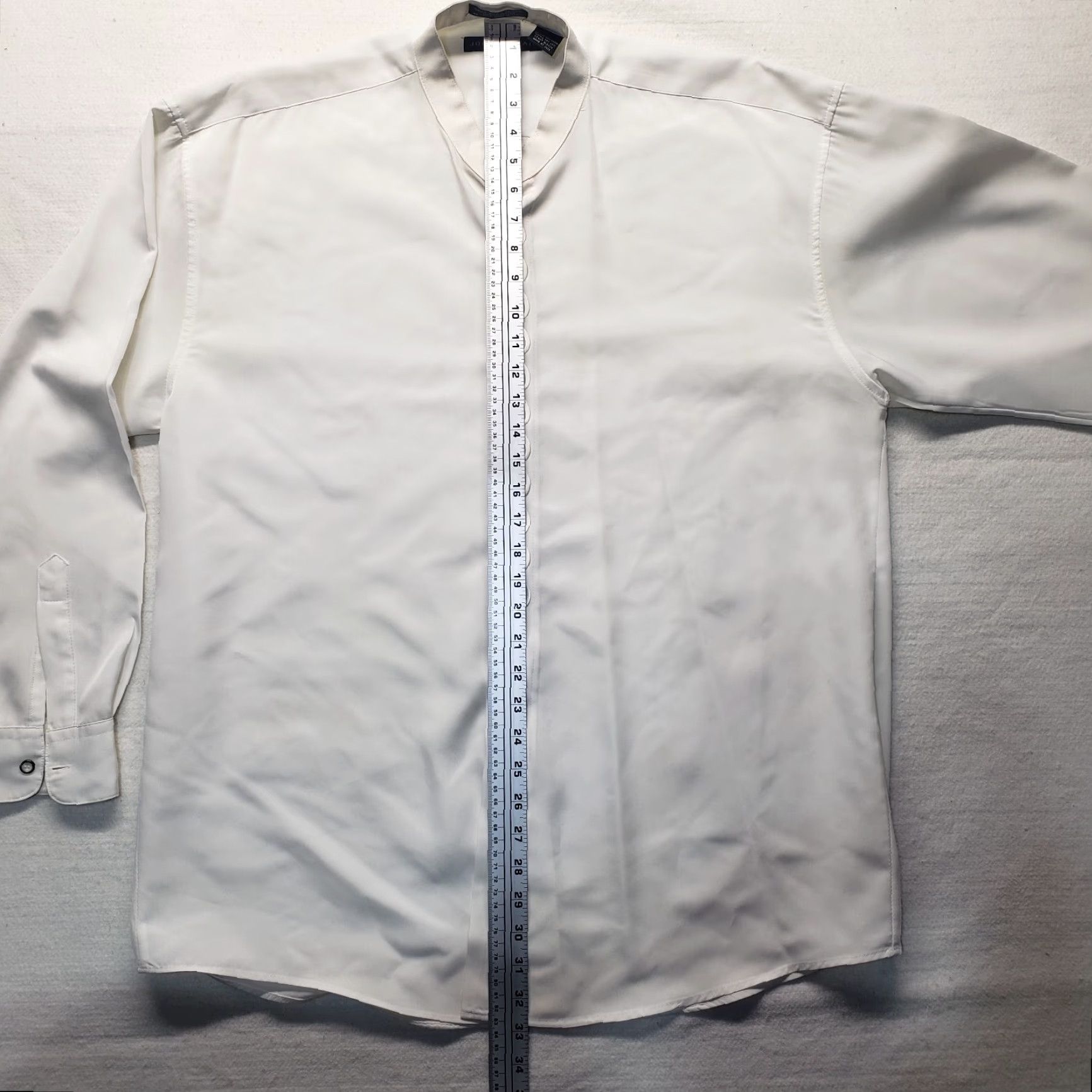 Jordan Craig Jordan Craig Legacy Edition Shirt Men L White Solid Button-Up Long Sleeve Casual 16 16.5 Size US L / EU 52-54 / 3 - 6 Thumbnail