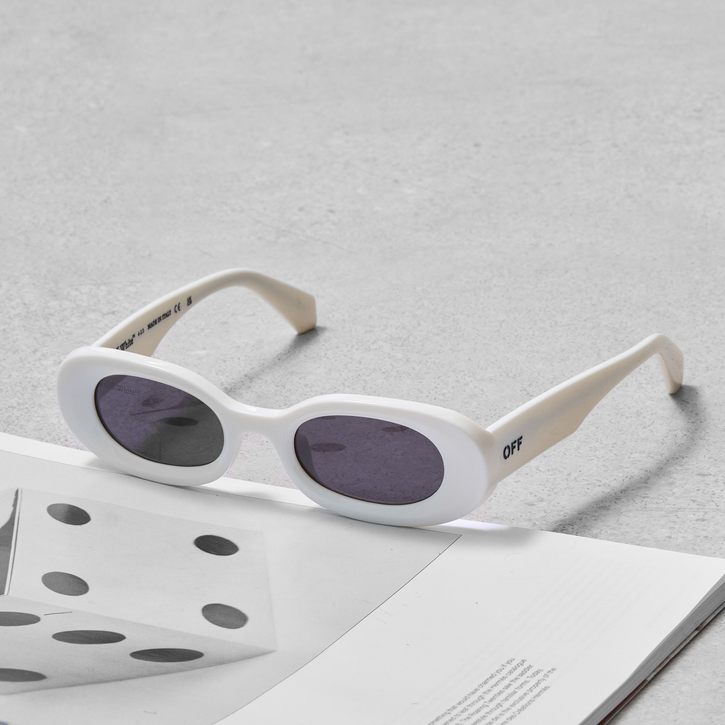 Off-White OFF WHITE Amalfi Oval-Frame Sunglasses Size ONE SIZE - 3 Thumbnail
