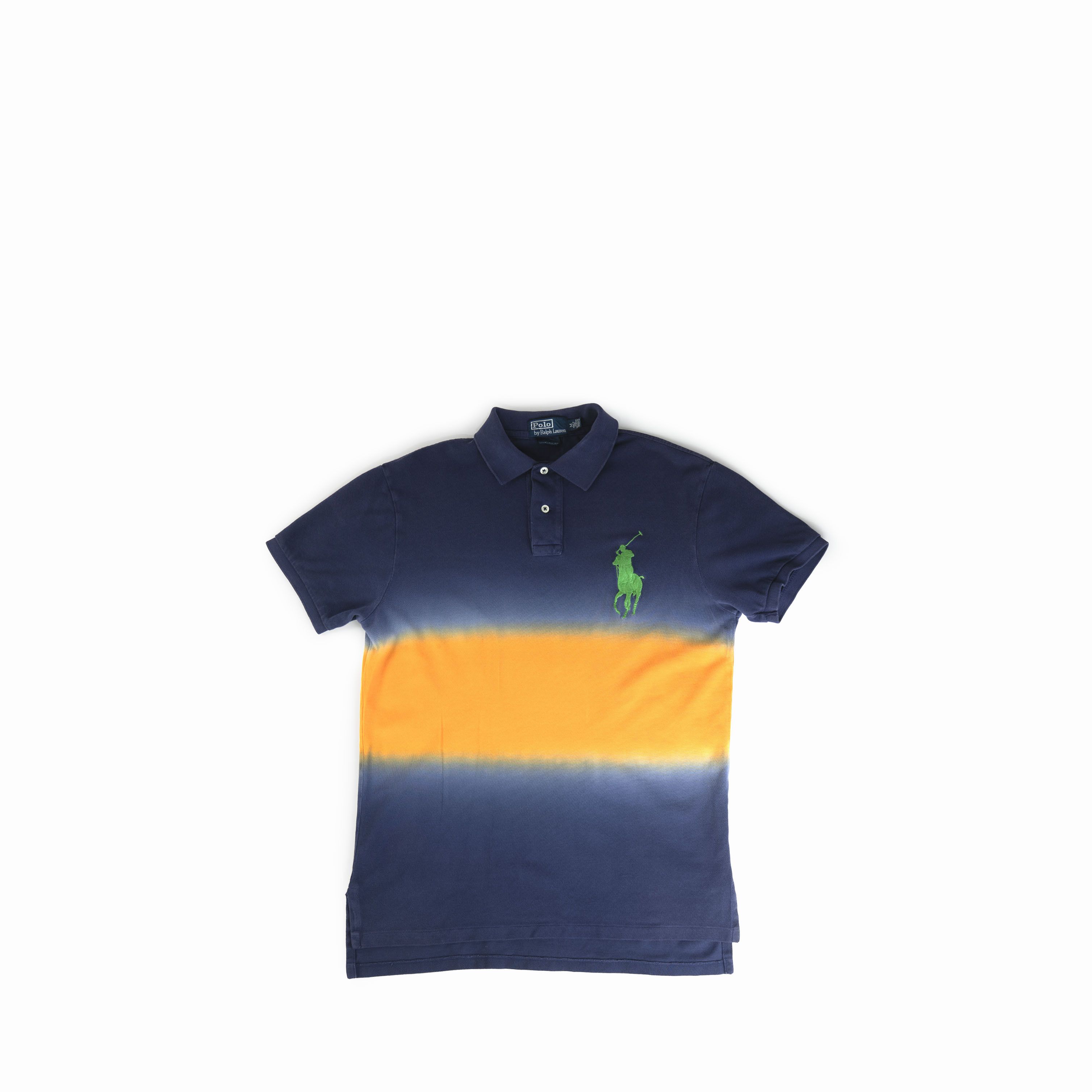 Polo Ralph Lauren Vintage 2010 Polo Ralph Lauren Ombre Big Pony Polo Shirt Size US M / EU 48-50 / 2 - 1 Thumbnail