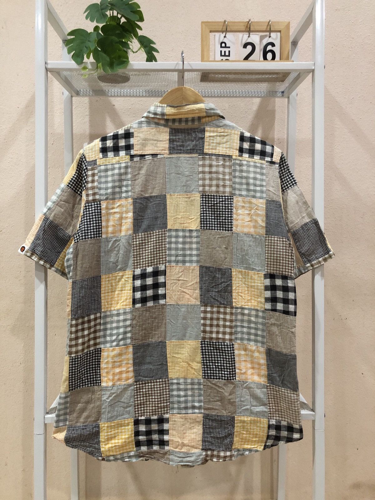 Bape OG 2005 Baby Milo Patchwork Double Pocket Shirts Size US M / EU 48-50 / 2 - 2 Thumbnail