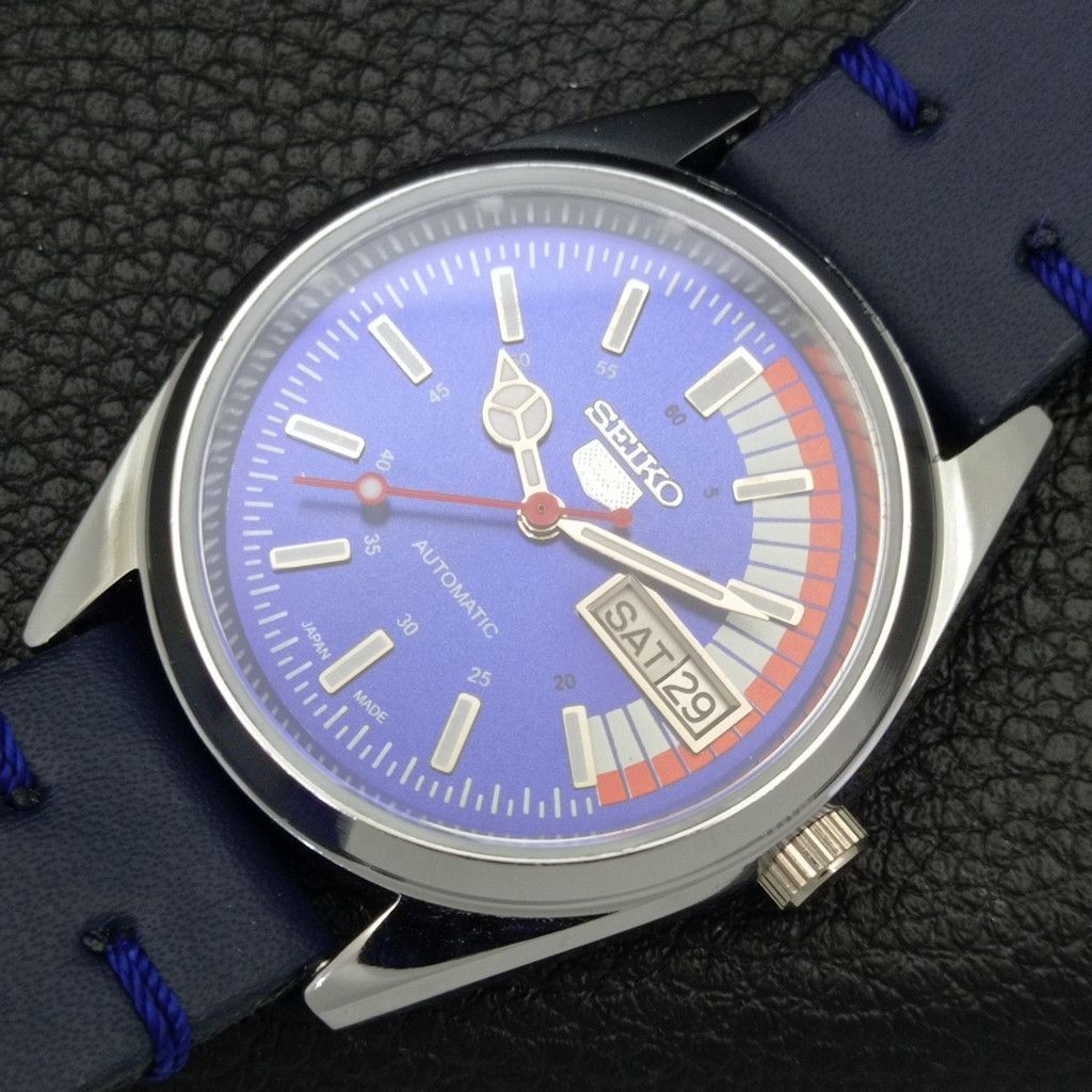 Seiko REFURBISHED VINTAGE SEIKO 5 AUTO JAPAN MENS WATCH a440733 Size 38 - 6 Thumbnail