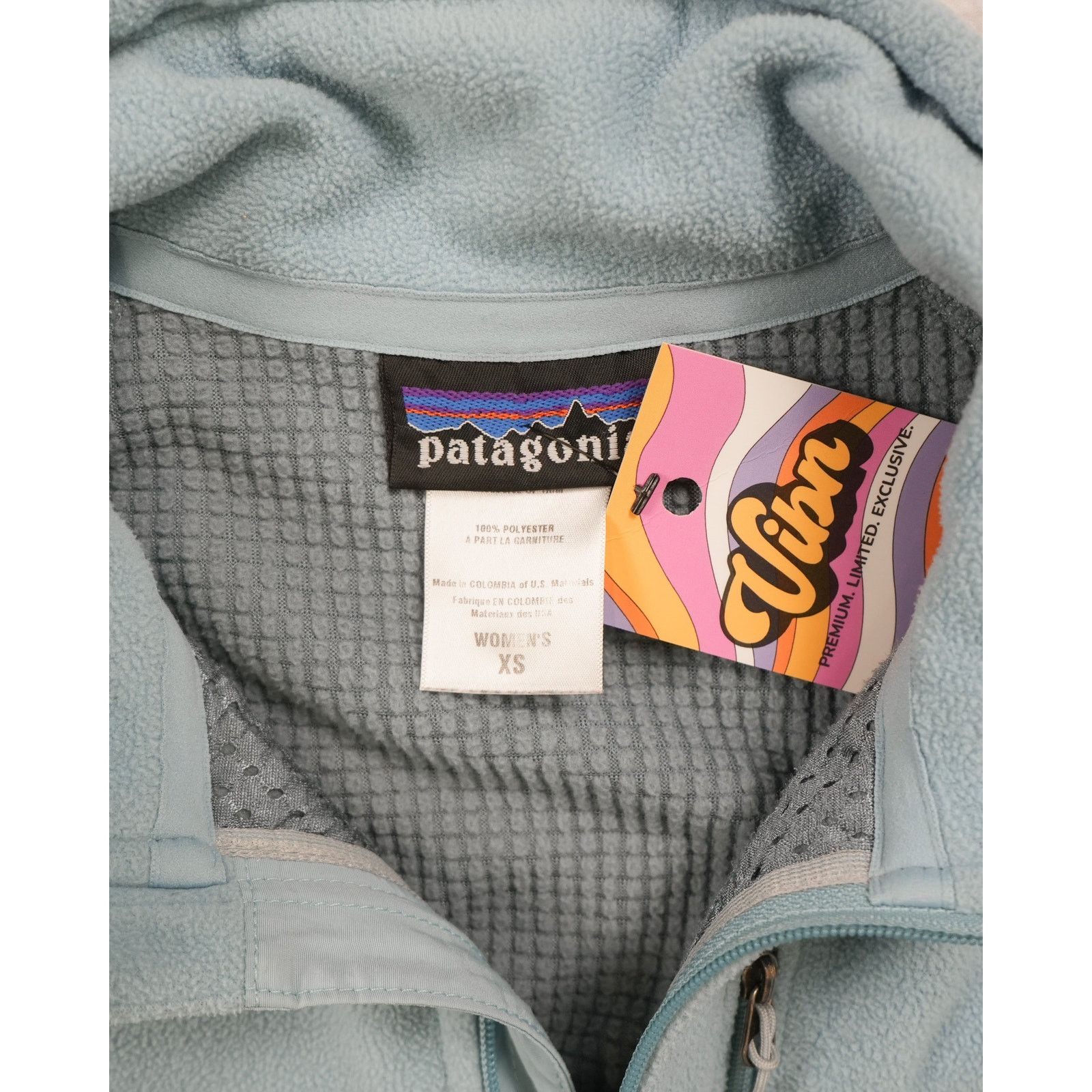 Patagonia Vintage 00s Patagonia Blue Sweatshirt - Women's XS Size XS / US 0-2 / IT 36-38 - 3 Thumbnail