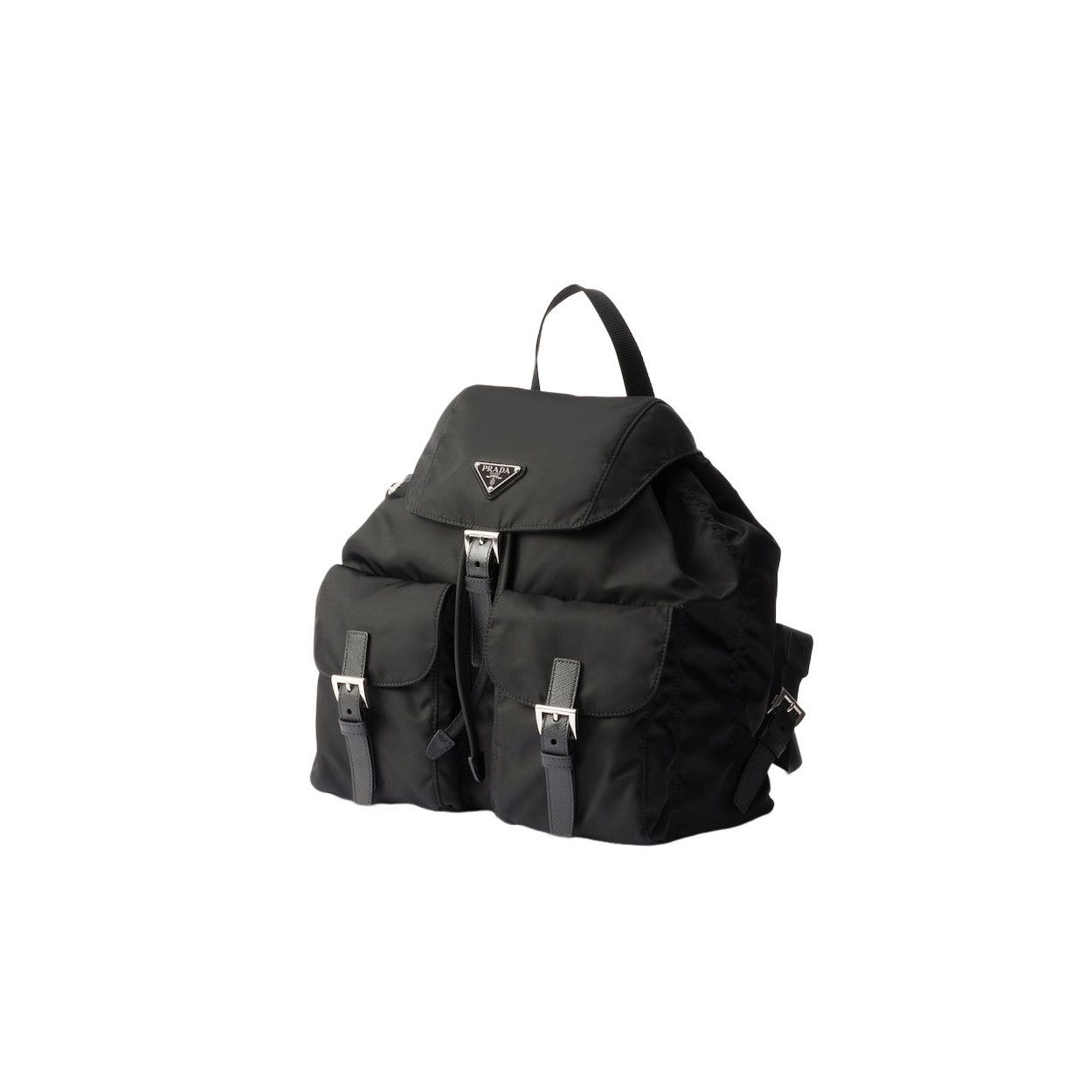 Prada PRADA $2500 Black Re-Nylon Medium Backpack New & Authentic Size ONE SIZE - 2 Thumbnail