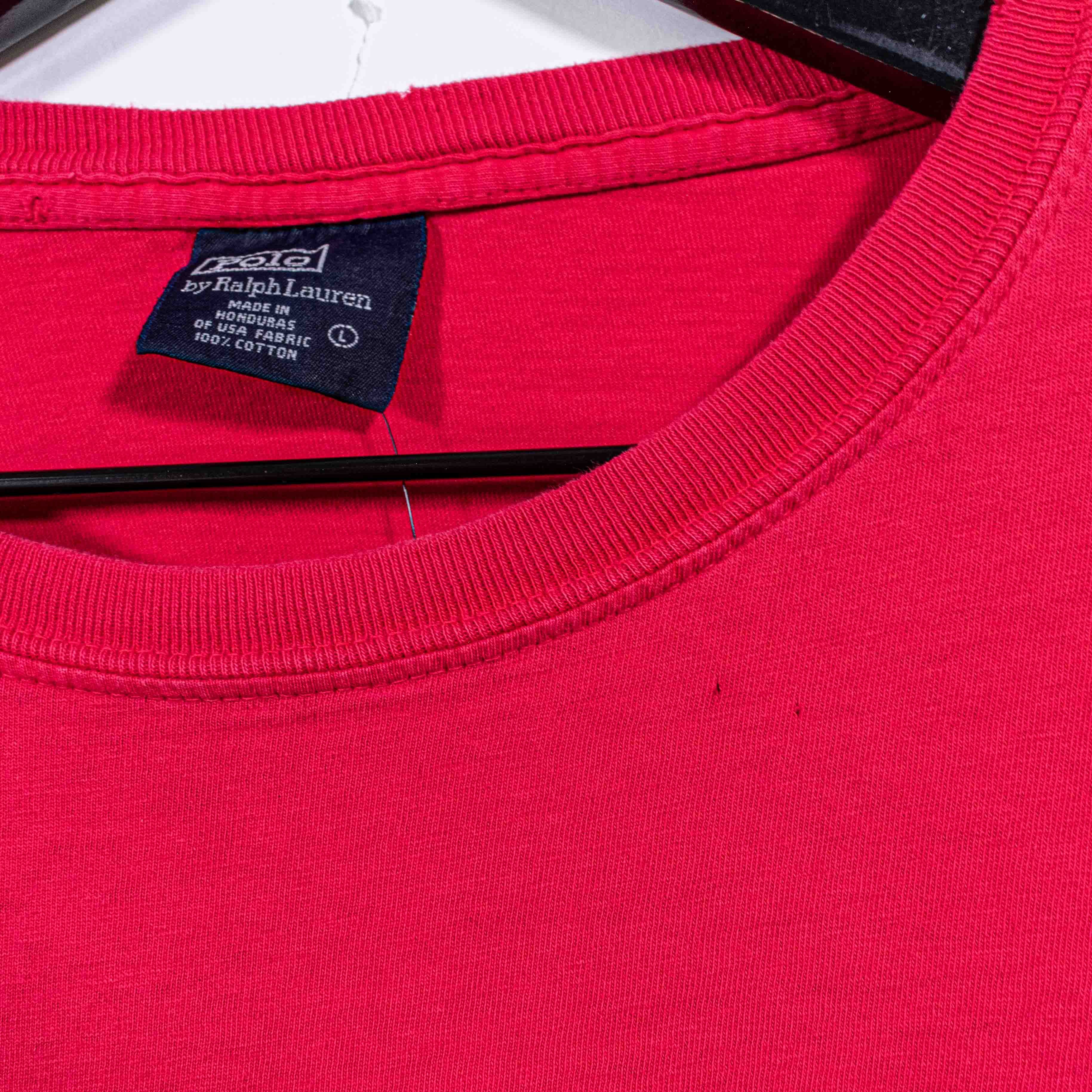 Polo Ralph Lauren Polo Ralph Lauren Pony Sun Faded T-Shirt VTG 90s Preppy Size US L / EU 52-54 / 3 - 5 Thumbnail