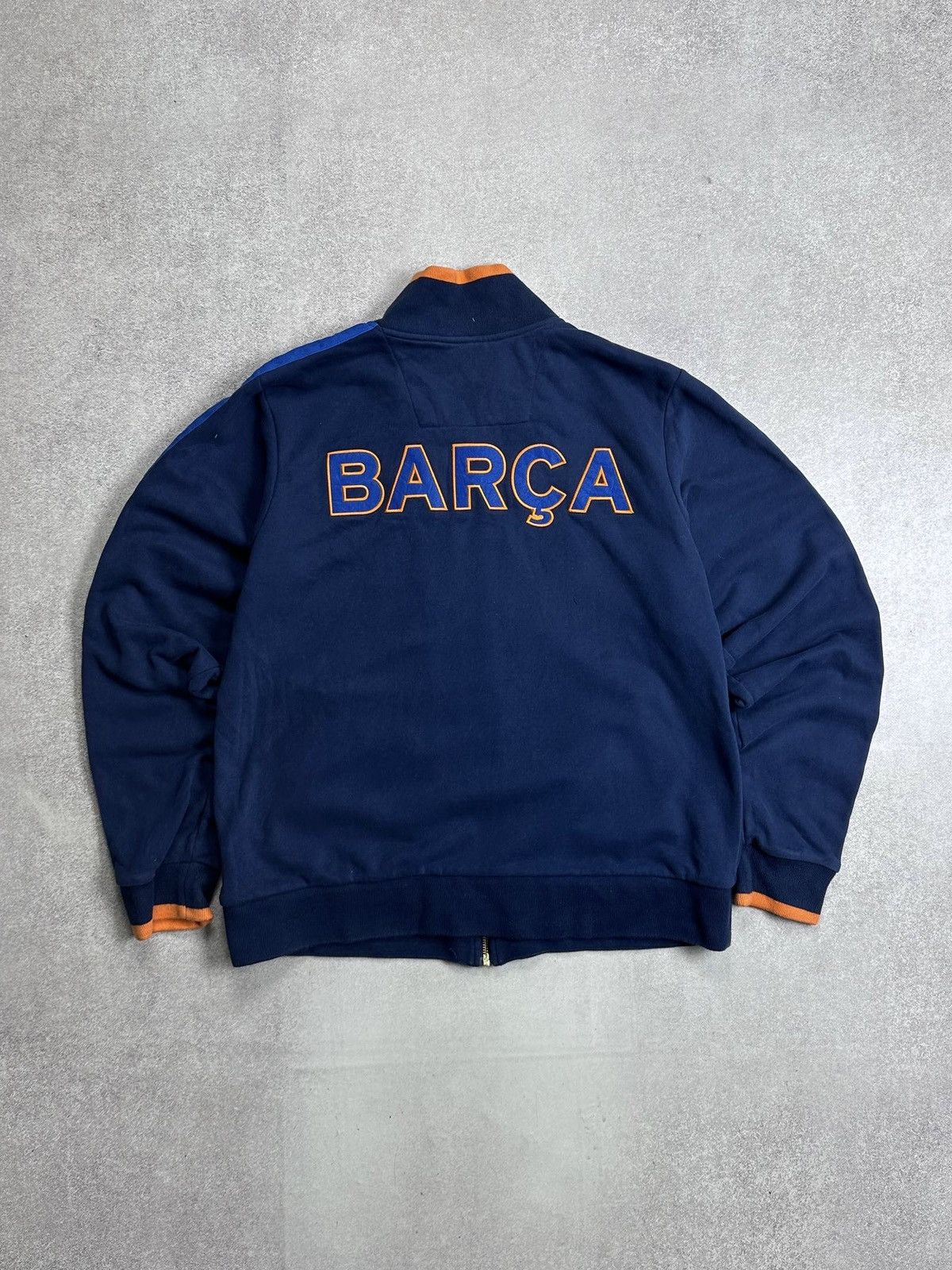 Nike Vintage 90s Nike Barcelona FC Olympic Cotton Jacket M Size US M / EU 48-50 / 2 - 3 Thumbnail