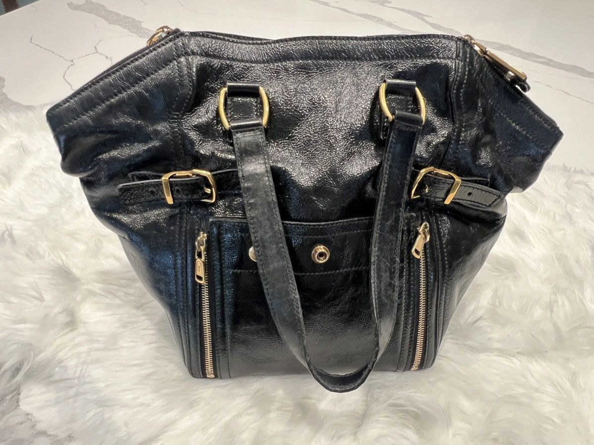 Yves Saint Laurent Yves Saint Laurent Roady Tote – Black – Pre-Hedi Slimane Era Size ONE SIZE - 6 Thumbnail