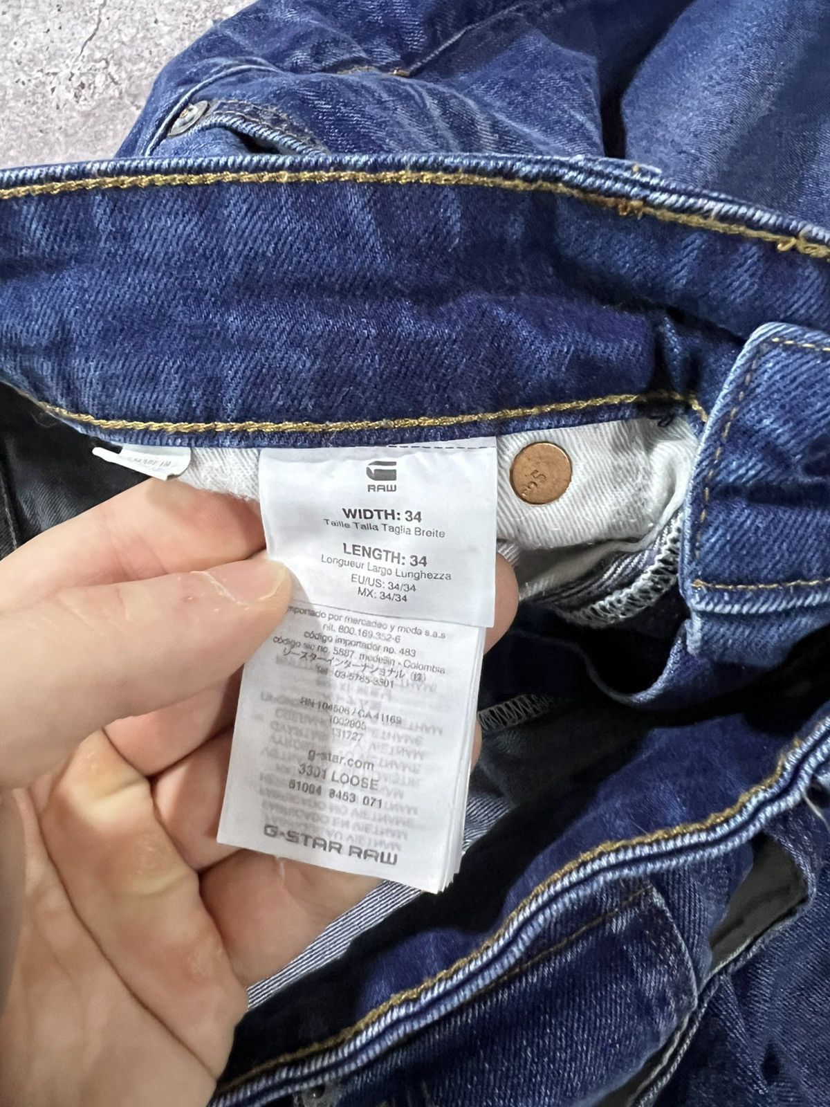 G-Star Distressed G-Star Raw Denim Jeans Size 34x34 Faded Jeans Size US 34 / EU 50 - 9 Thumbnail