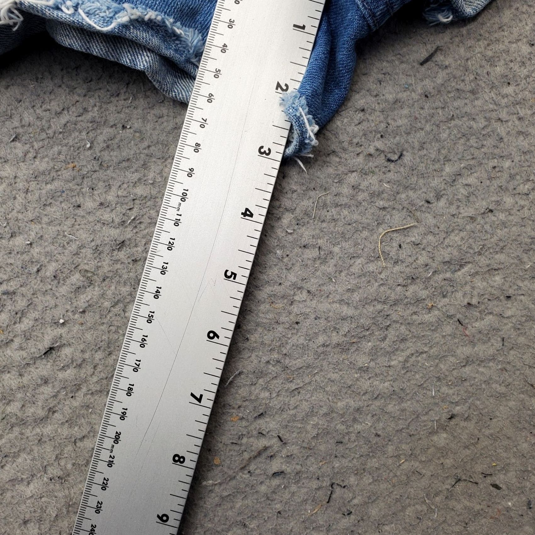 Denime Mumu Blue Jean Shorts Womens Size 27 Blue Denim Streetwear Y2K Distressed Distressed USA Casual Casual Womens Size 27" / US 4 / IT 40 - 4 Thumbnail