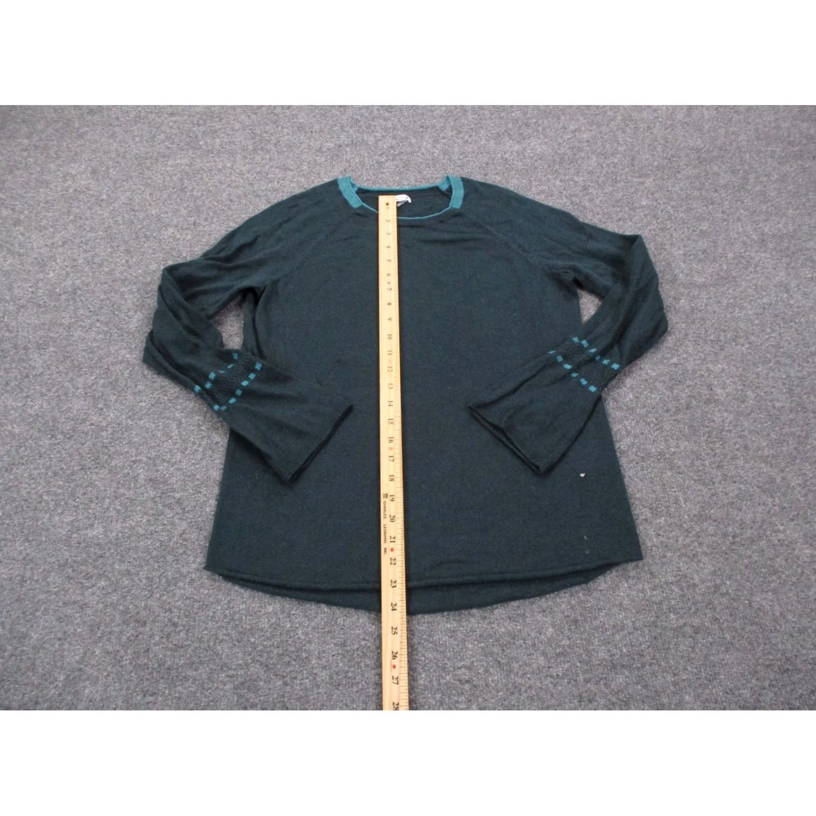 Smartwool SmartWool Sweater Shirt Women M Green Wool Nylon Acrylic Crew Neck Long Sleeve Pullover Lightweight Outdoor Size M / US 6-8 / IT 42-44 - 3 Thumbnail