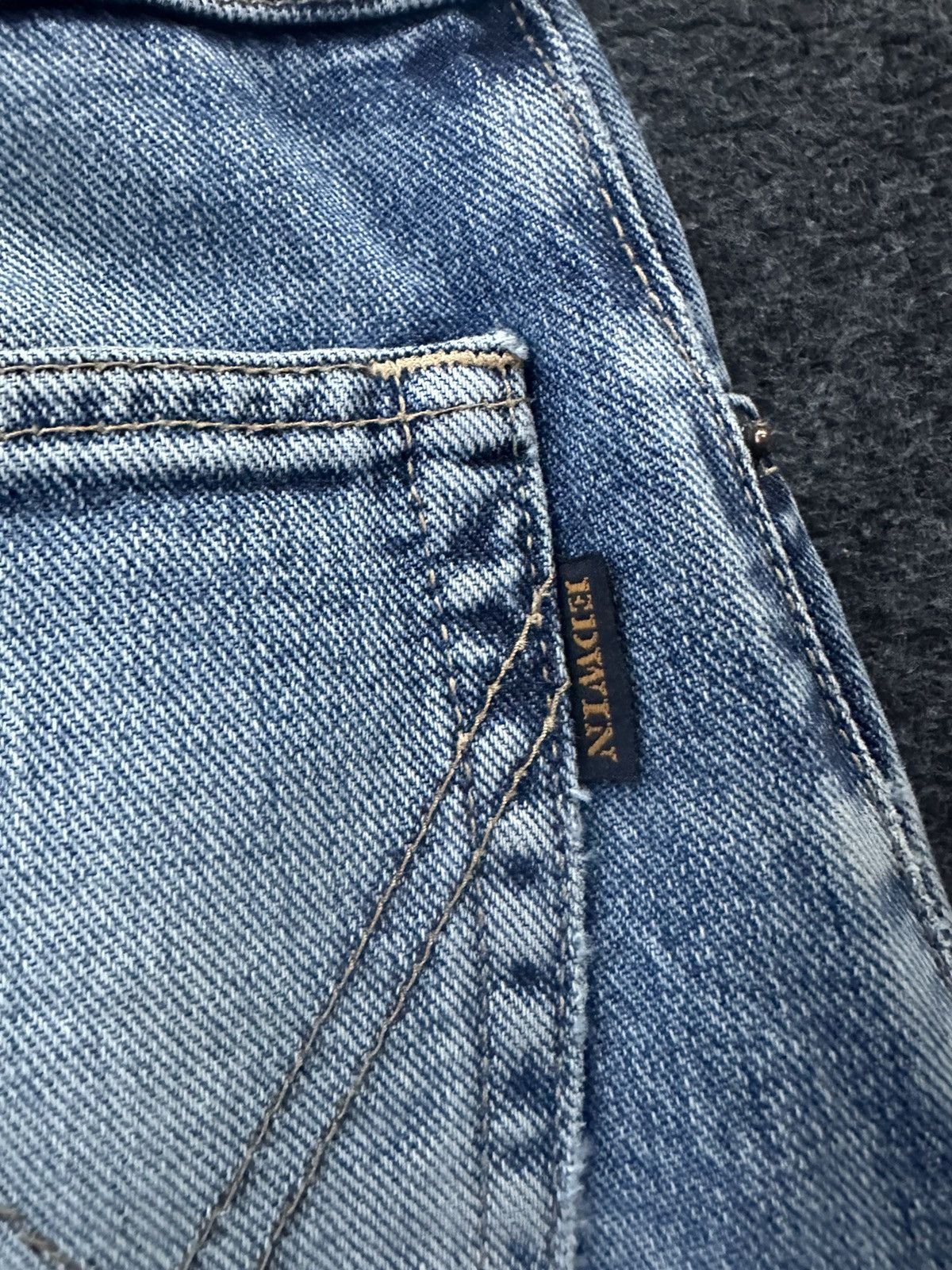 Edwin Vintage Edwin Baggy Lot 1463 Faded Vintage Denim 30x28 D300 Size US 30 / EU 46 - 6 Thumbnail