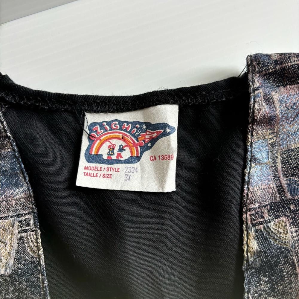 Designer Vintage Zichi Vest Size 52R - 2 Thumbnail