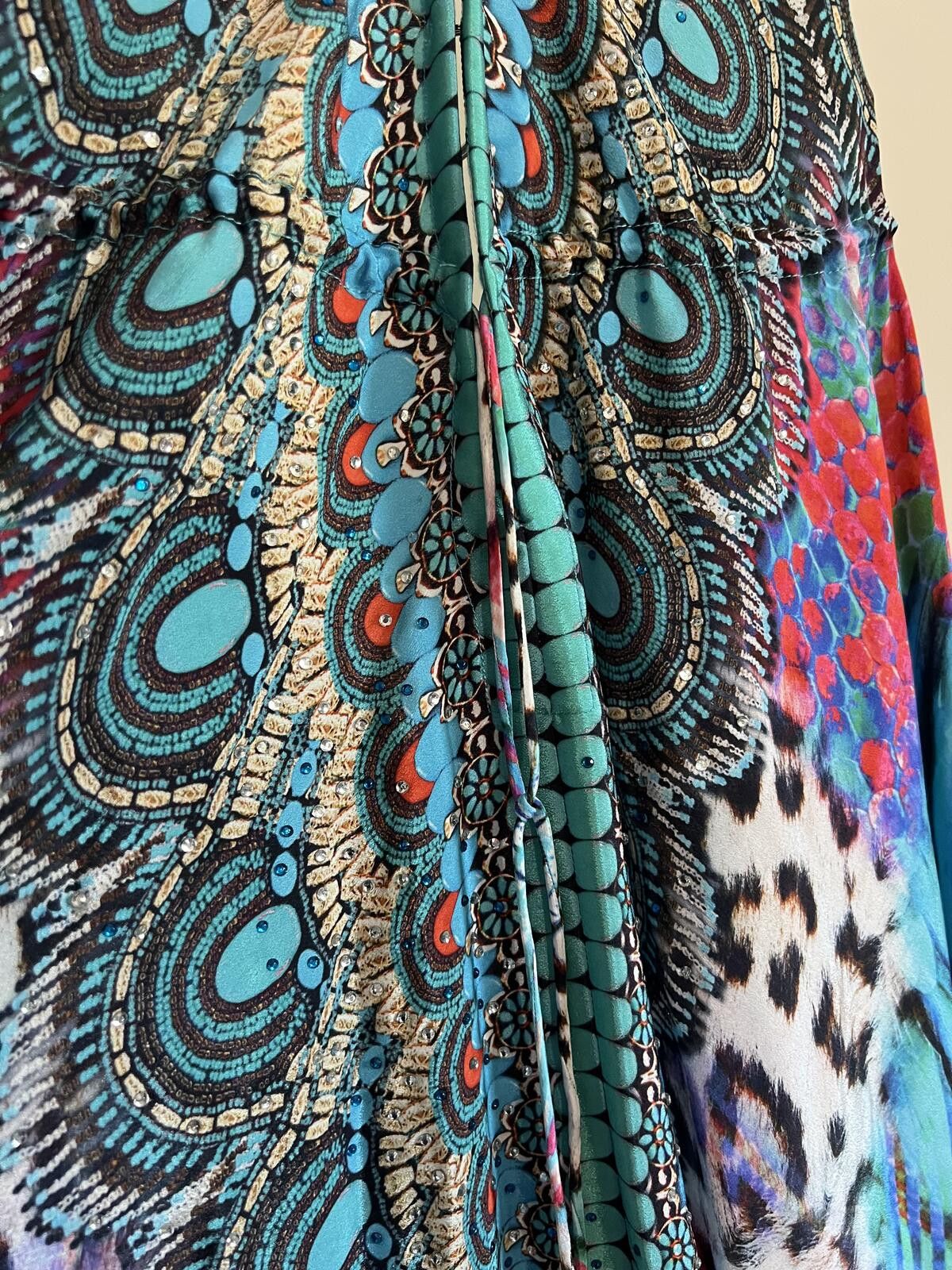 Other La Moda True Colors Animal Print Maxi Dress - High-Low Hem Size M / US 6-8 / IT 42-44 - 3 Thumbnail