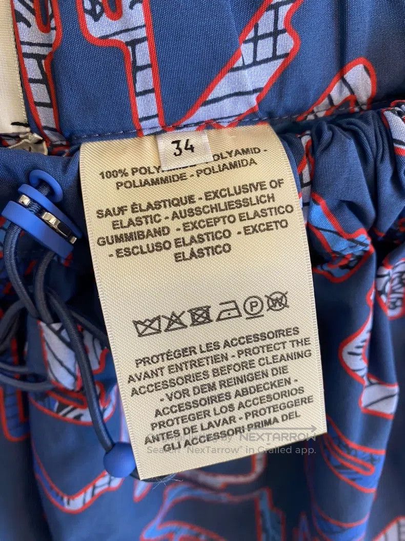Hermes Hermes Blue printed shorts Size 42" / US 20 - 8 Thumbnail