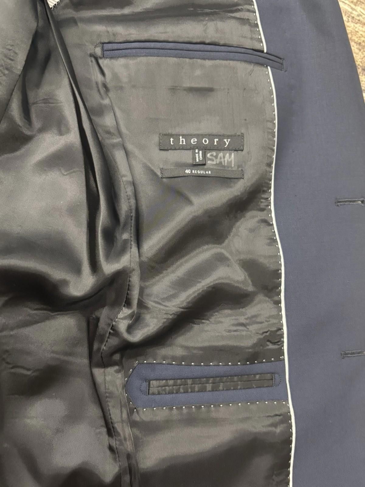 Theory Theory Blazer Jacket Sports Coat Mens 40R Wool Slim Xylo Size 40R - 2 Thumbnail