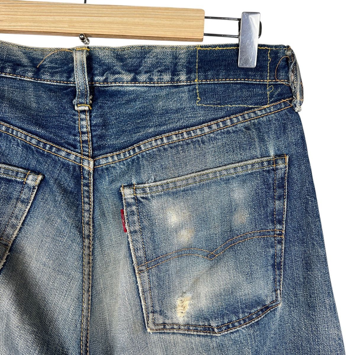 Levi's Vintage Clothing 90s Levis Lvc Lot 66501 Big E Selvedge Denim Jeans Size US 30 / EU 46 - 8 Thumbnail