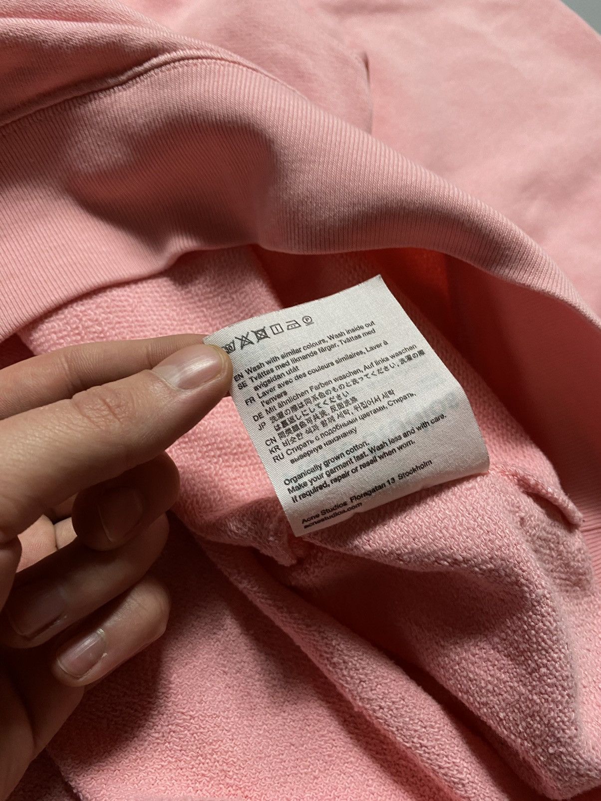 Acne Studios 🔥 ACNE STUDIOS PINK OVERSIZED HOODIE Size US S / EU 44-46 / 1 - 7 Thumbnail