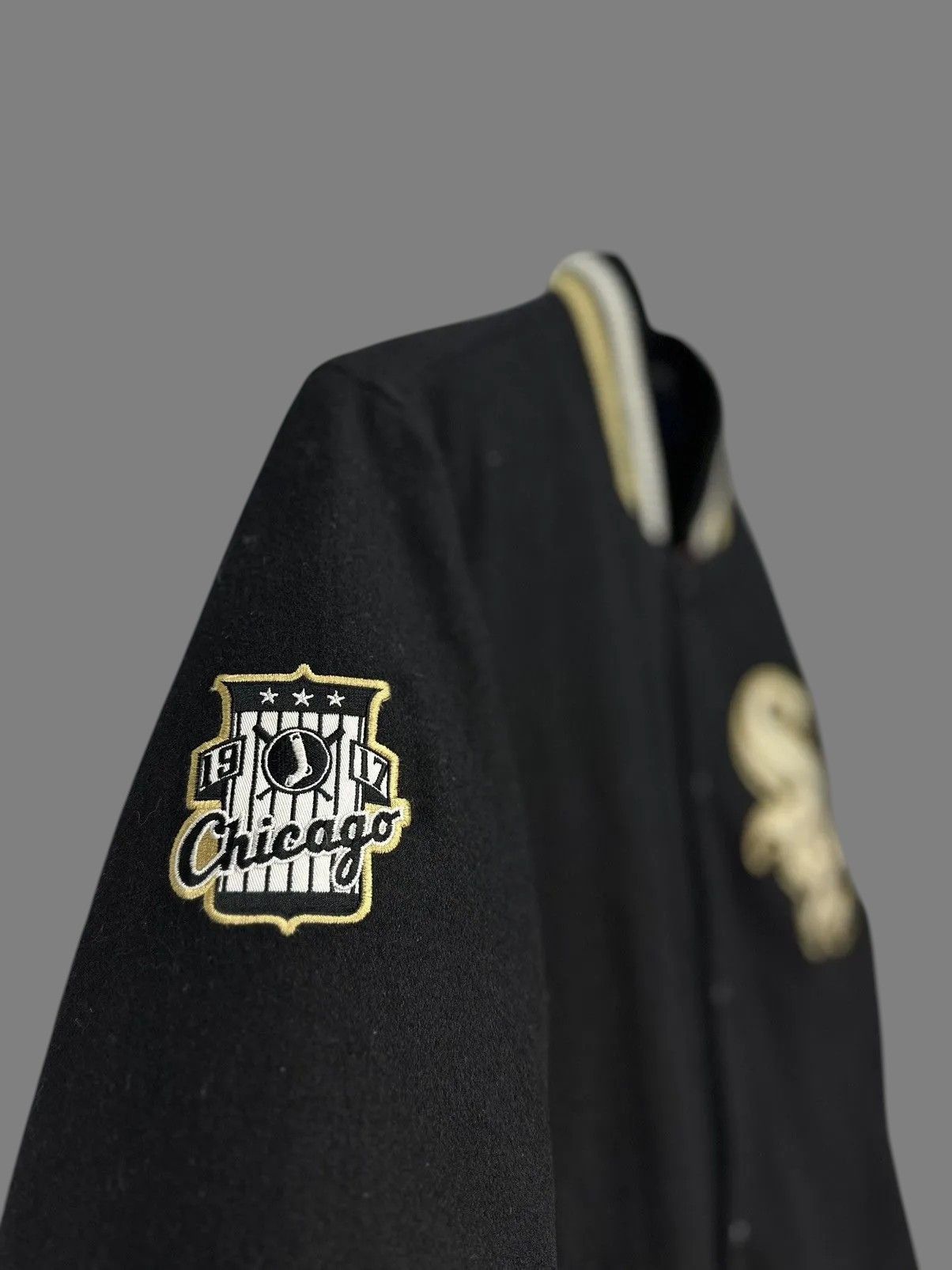 MLB Cooperstown White Sox Majestic Varsity Wool MLB Jacket Size US S / EU 44-46 / 1 - 7 Thumbnail