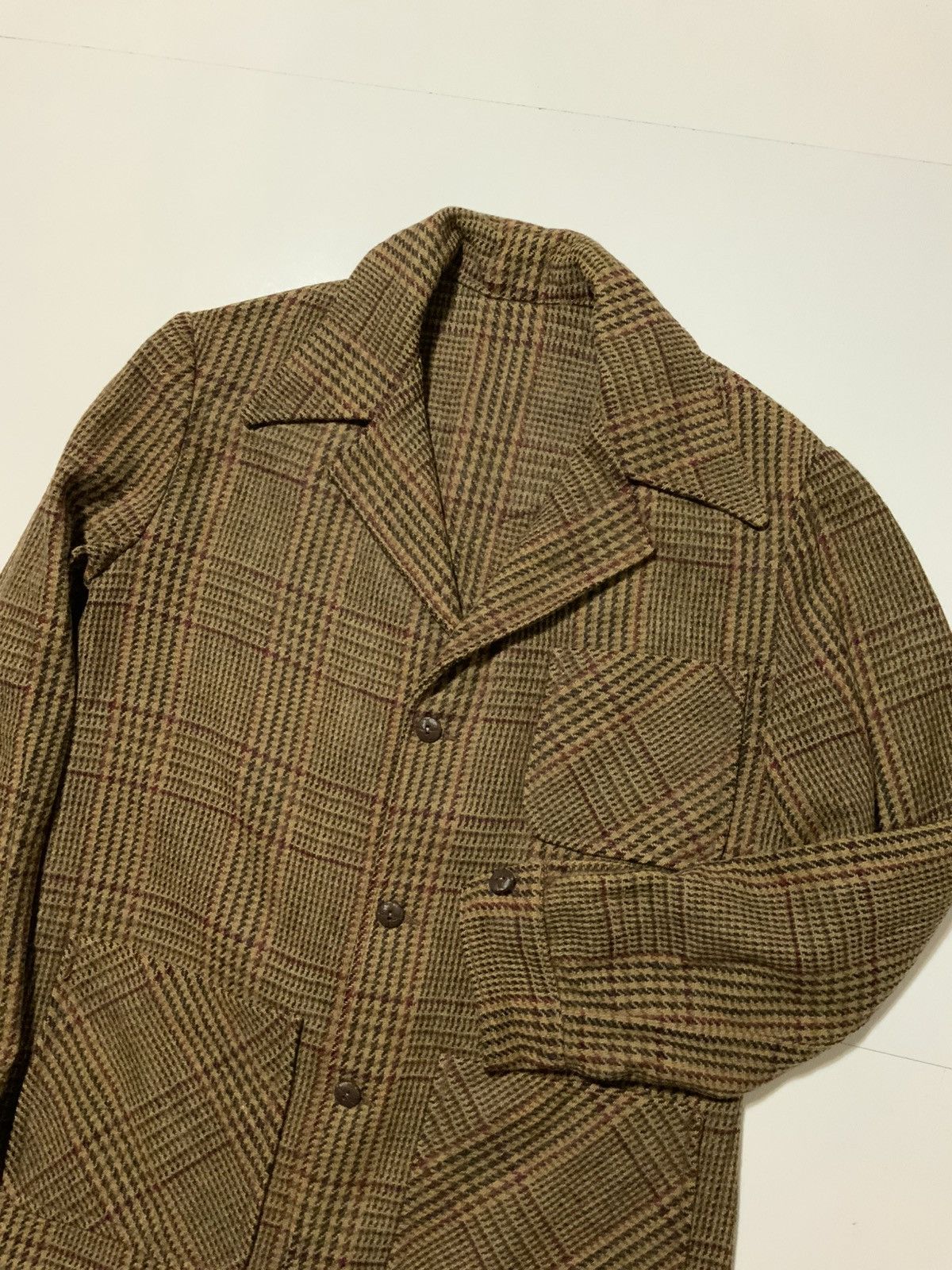 Vintage Vintage Mt. Jefferson Woolens Oregon Houndstooth Wool Jacket Size US S / EU 44-46 / 1 - 3 Thumbnail