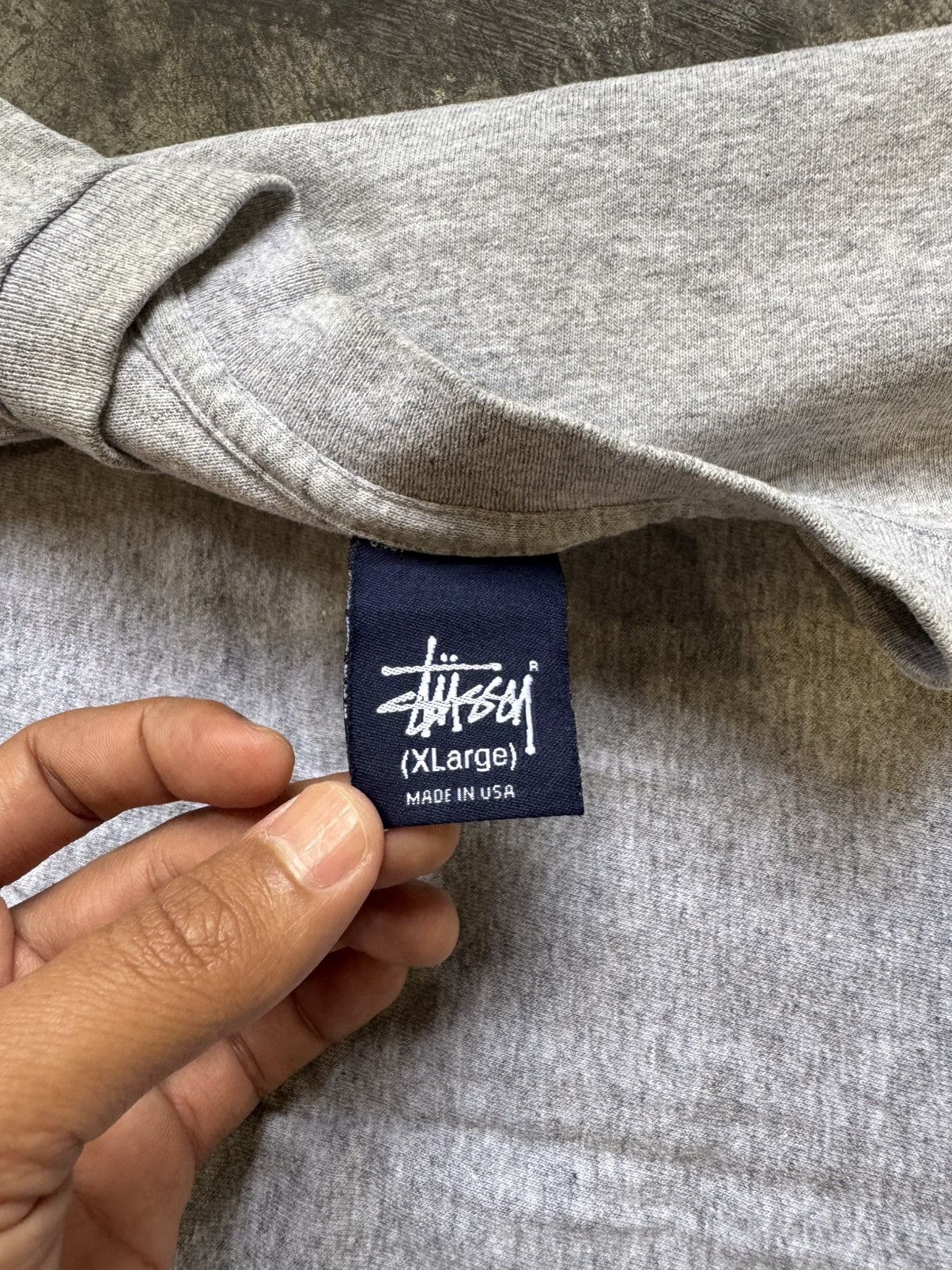 Stussy VINTAGE 90’S STUSSY ANTHRAX LOGO GREY T SHIRT Size US XL / EU 56 / 4 - 6 Thumbnail