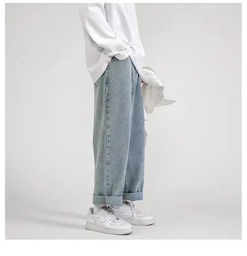 Japanese Brand Baggy Jeans Size US 34 / EU 50 - 4 Thumbnail