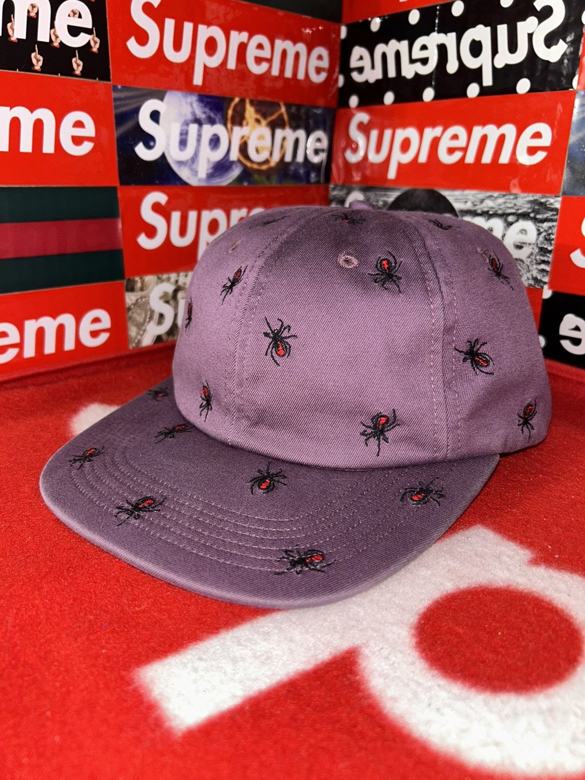Supreme Supreme Embroidered Spiders 6 Panel Adjustable Cap FW16 Size ONE SIZE - 8 Thumbnail