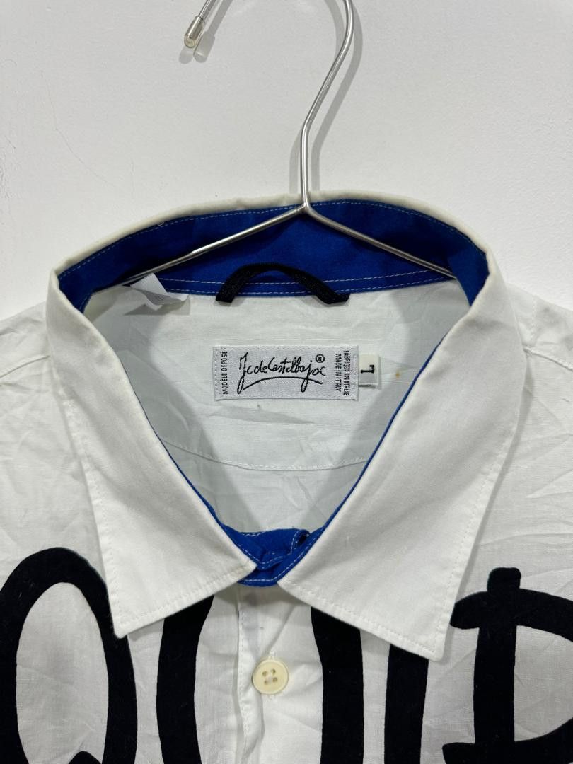 Jean Charles De Castelbajac Vintage Jean Charles De Castelbajac 'equipe Cricket Shirt Size US L / EU 52-54 / 3 - 3 Thumbnail