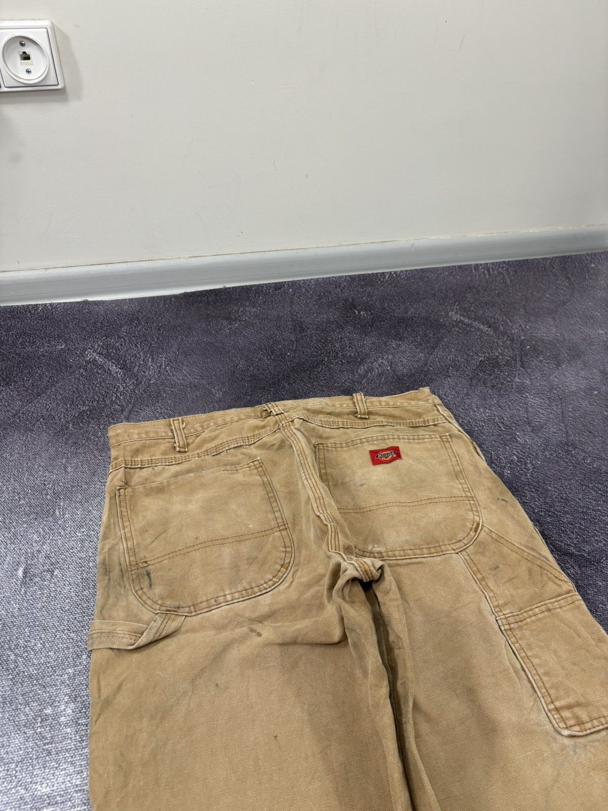 Dickies Vintage Dickies USA Work Carpenter Mustard Hype Baggy Pants Size US 36 / EU 52 - 6 Thumbnail