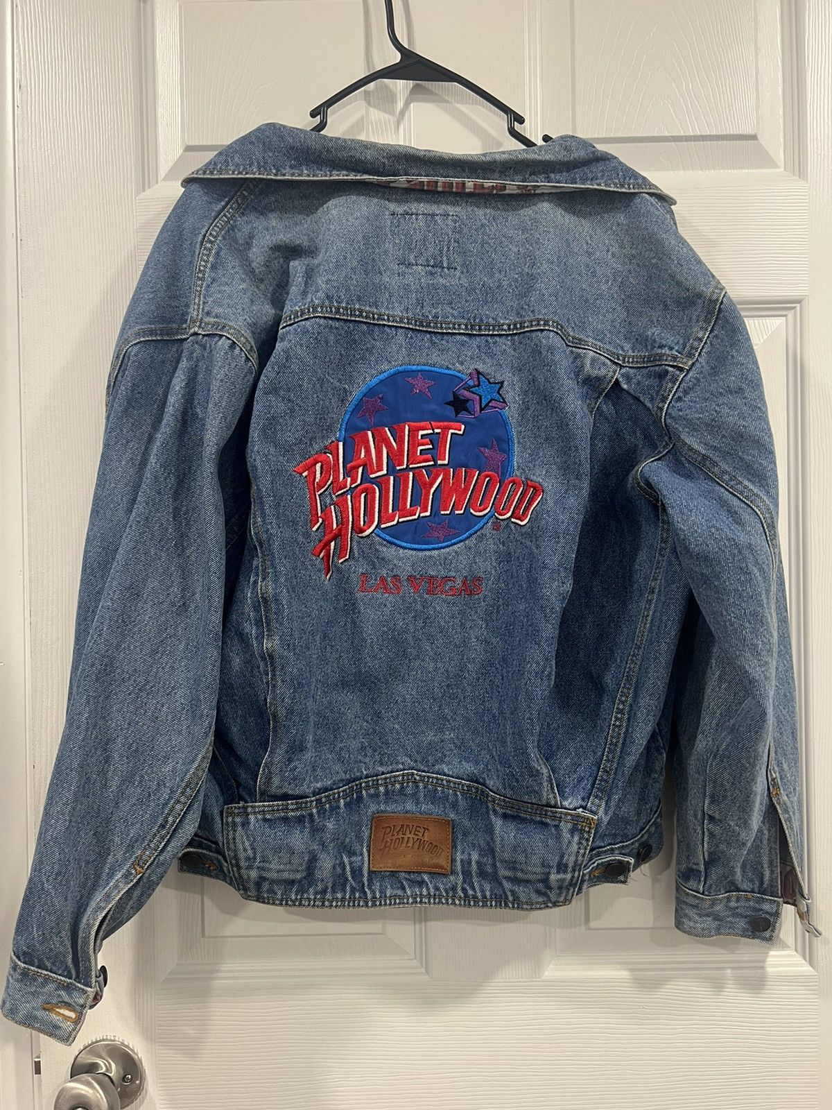 Planet Hollywood rare 1991 planet hollywood denim jacket Size US M / EU 48-50 / 2 - 2 Thumbnail