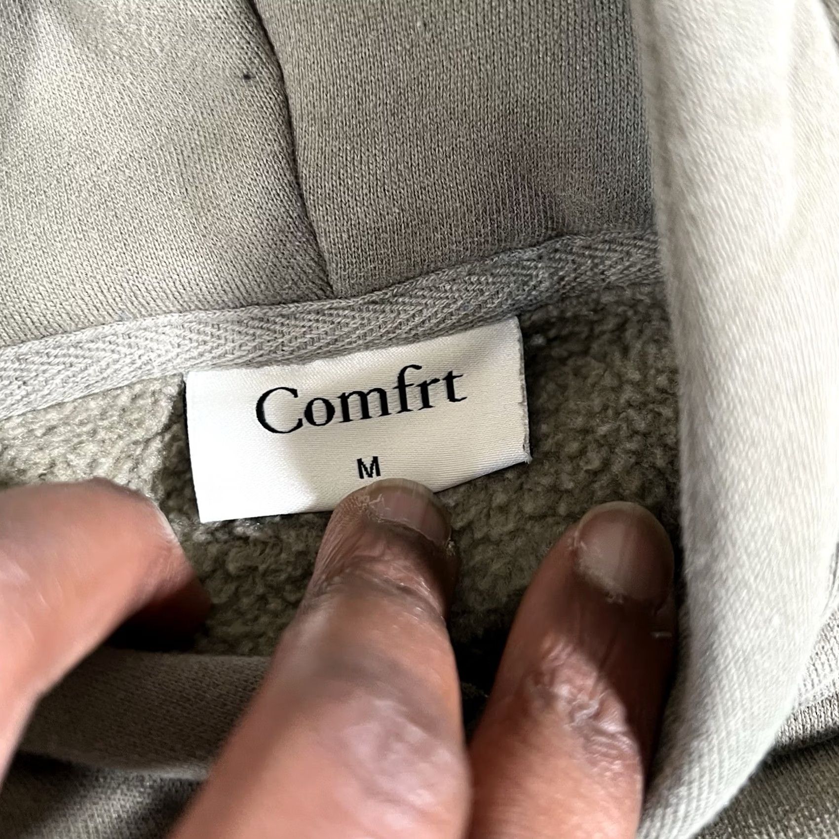 Vintage VINTAGE? Comfrt Hoodie Sweatshirt Moss Green Women M Pullover Activewear Comfort Regular Size M Size M / US 6-8 / IT 42-44 - 6 Thumbnail