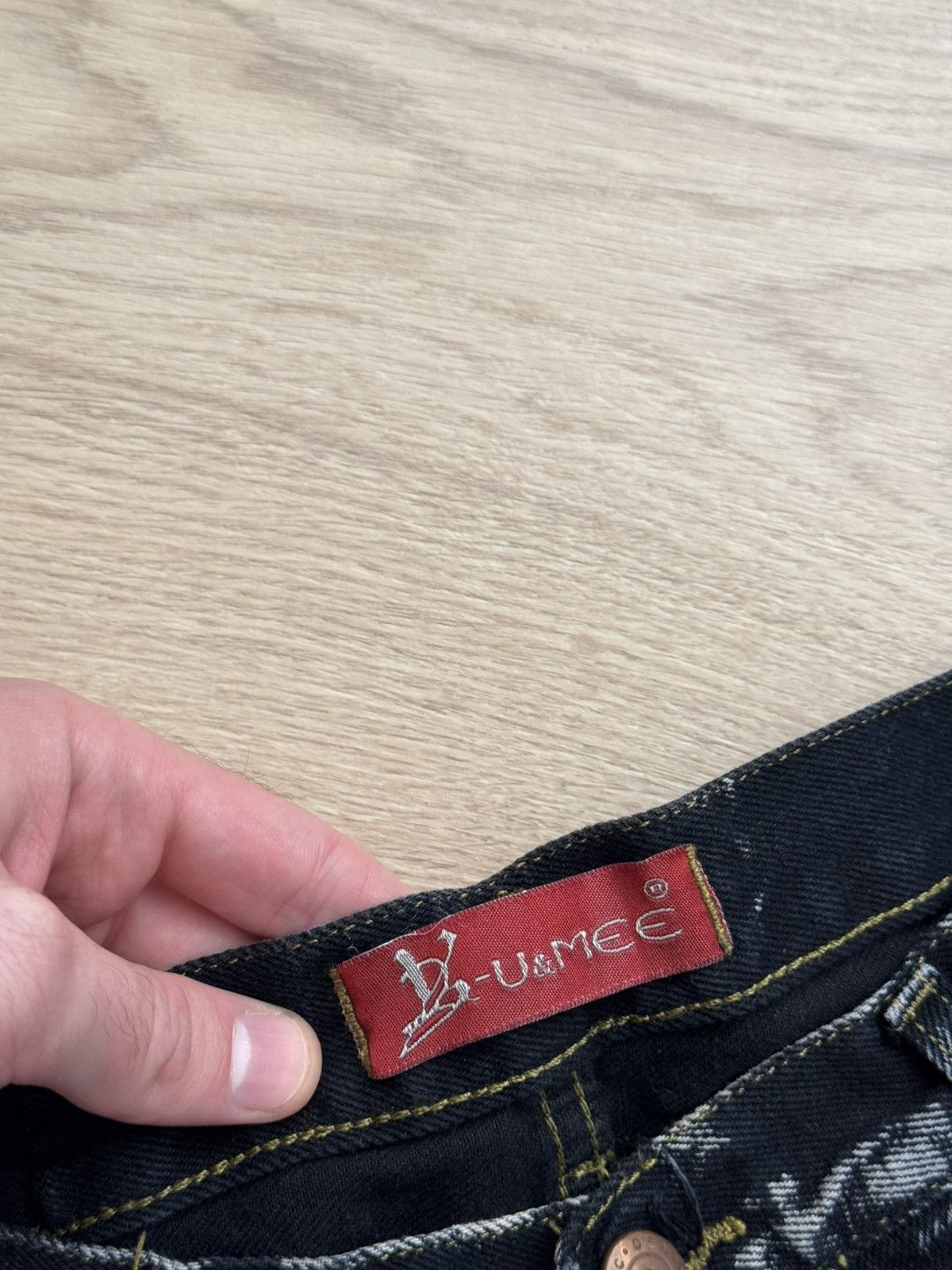 Japanese Brand Vintage Avant Garde Japanese Archival y2k Bootcut Pants Size 27" / US 4 / IT 40 - 5 Thumbnail
