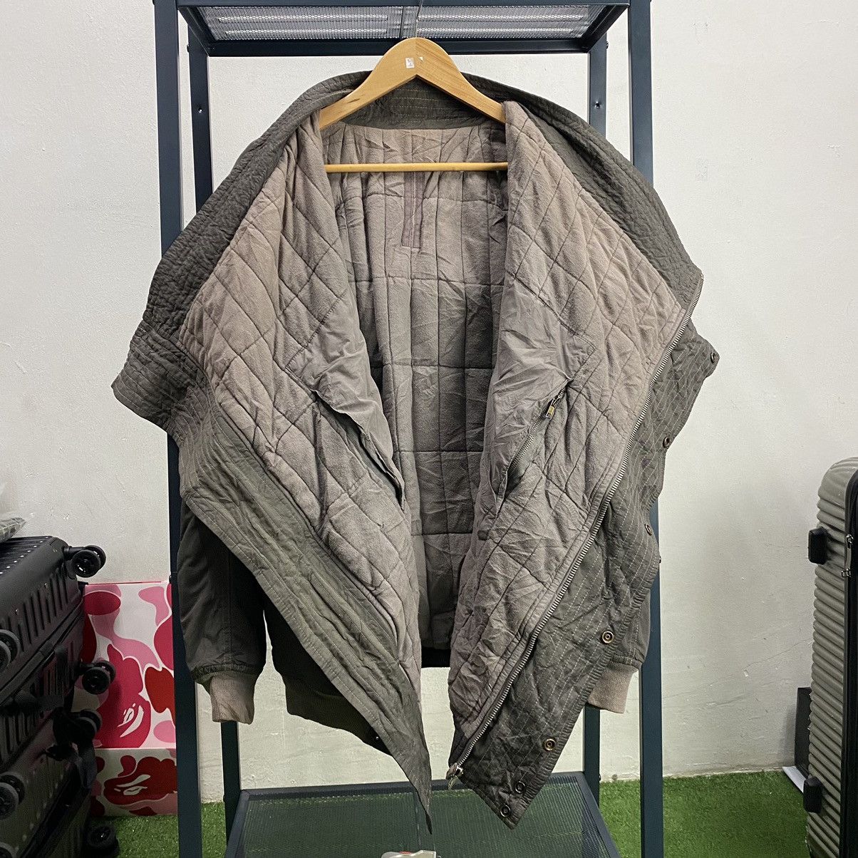 Rick Owens × Rick Owens Drkshdw Exploder parka jacket with body strap Size US XS / EU 42 / 0 - 7 Thumbnail