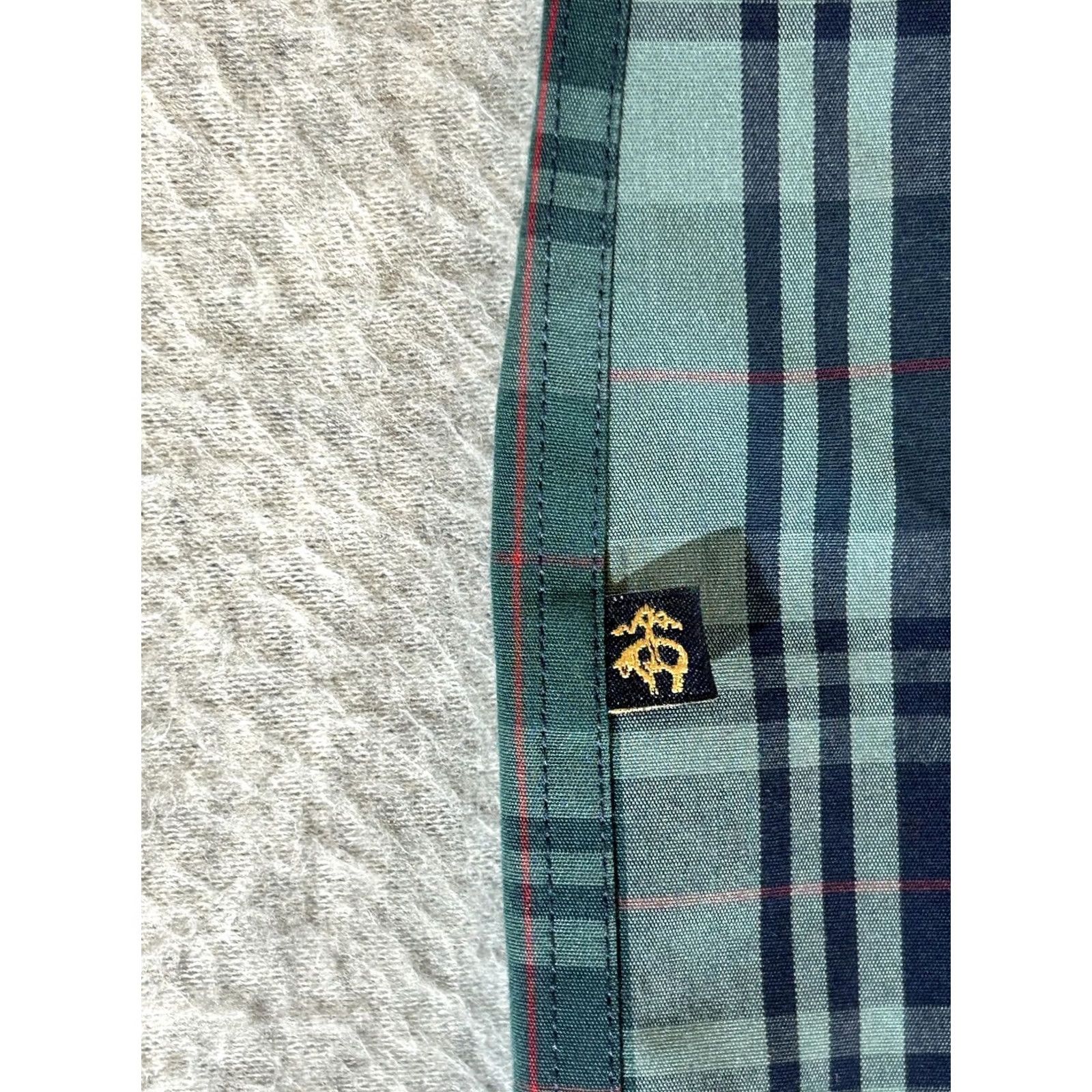 Brooks Brothers Brooks Brothers Shirt Mens Large Green Plaid Fleece Non Iron Button Long Sleeve Size US L / EU 52-54 / 3 - 7 Thumbnail