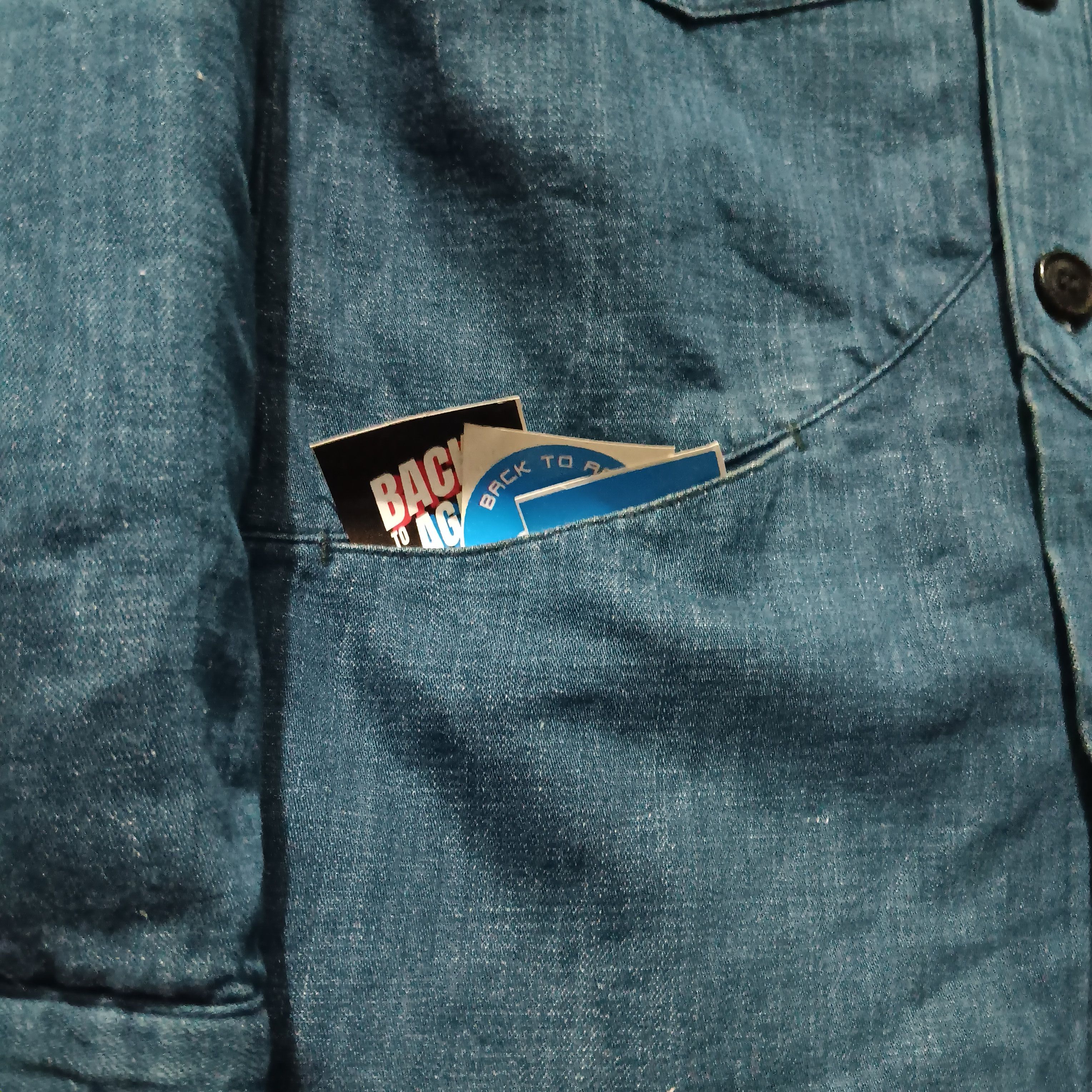 Blue Blue Japan Blue Blue japan denim chore jacket Size US S / EU 44-46 / 1 - 5 Thumbnail