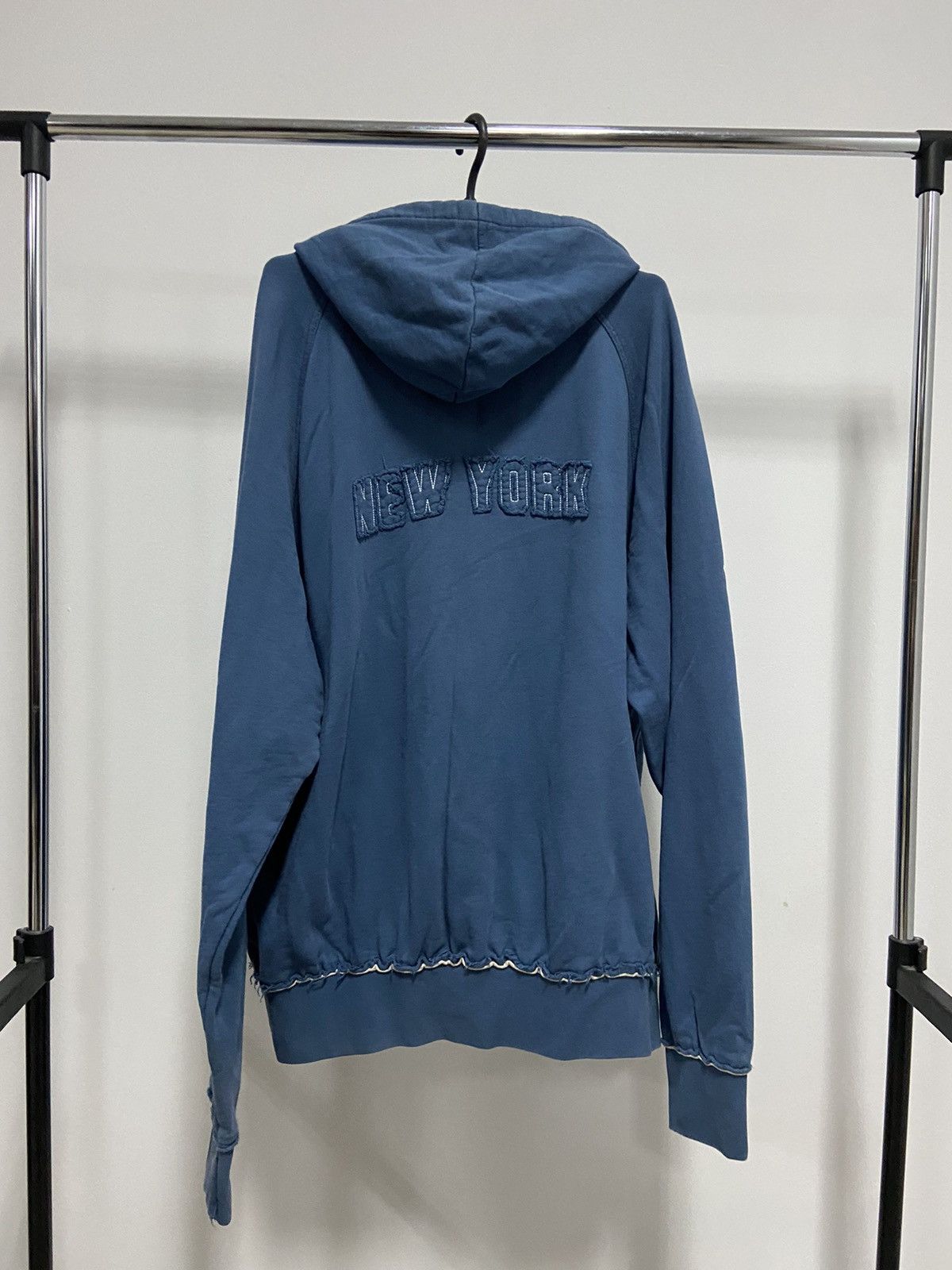 New York Yankees × Vintage New York Yankees zip Hoodie Vintage Big Logo Baseball Size US XL / EU 56 / 4 - 2 Thumbnail