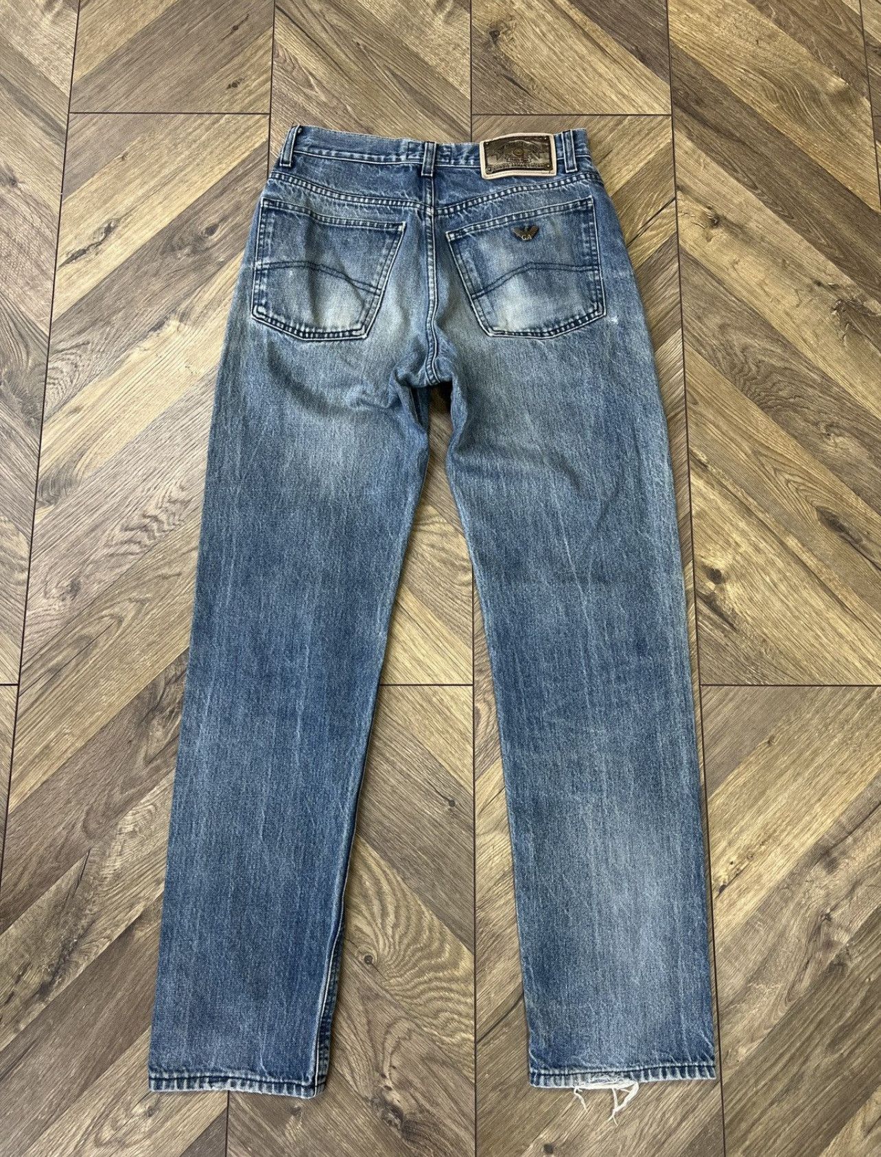 Armani × Emporio Armani × Vintage Vintage Armani Denim Blue Streetwear Jeans Size US 30 / EU 46 - 1 Thumbnail