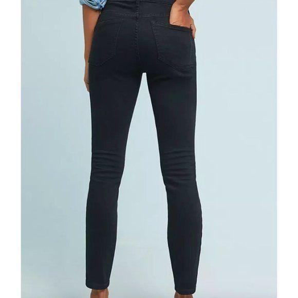 Anthropologie Pilcro Black High-Rise Skinny Jeans Size 25" / US 0 / IT 36 - 3 Thumbnail