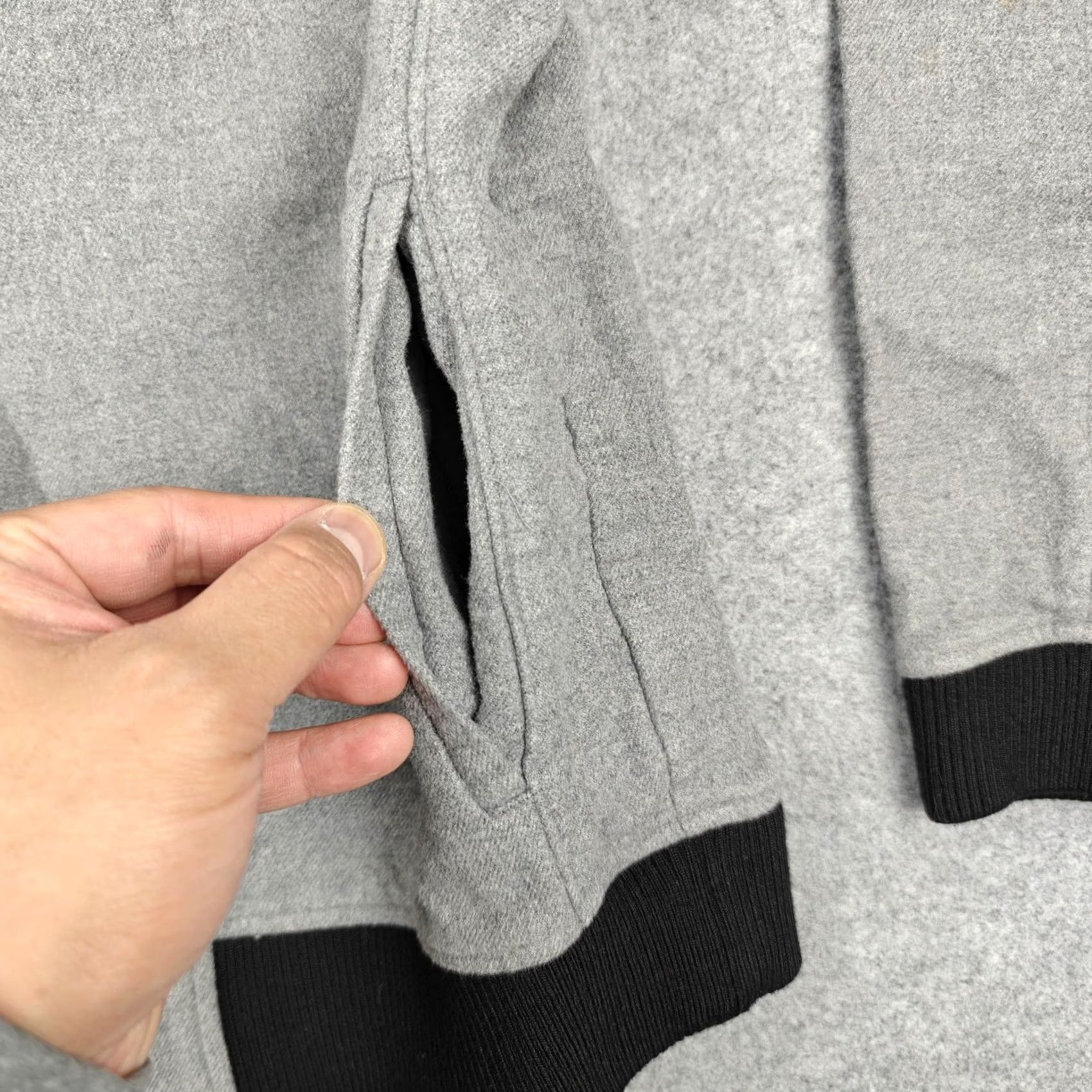 Paige Paige Jacket Mens XL Gray Cotton Flannel Bomber Full Zip Lined Pockets Size US XL / EU 56 / 4 - 3 Thumbnail