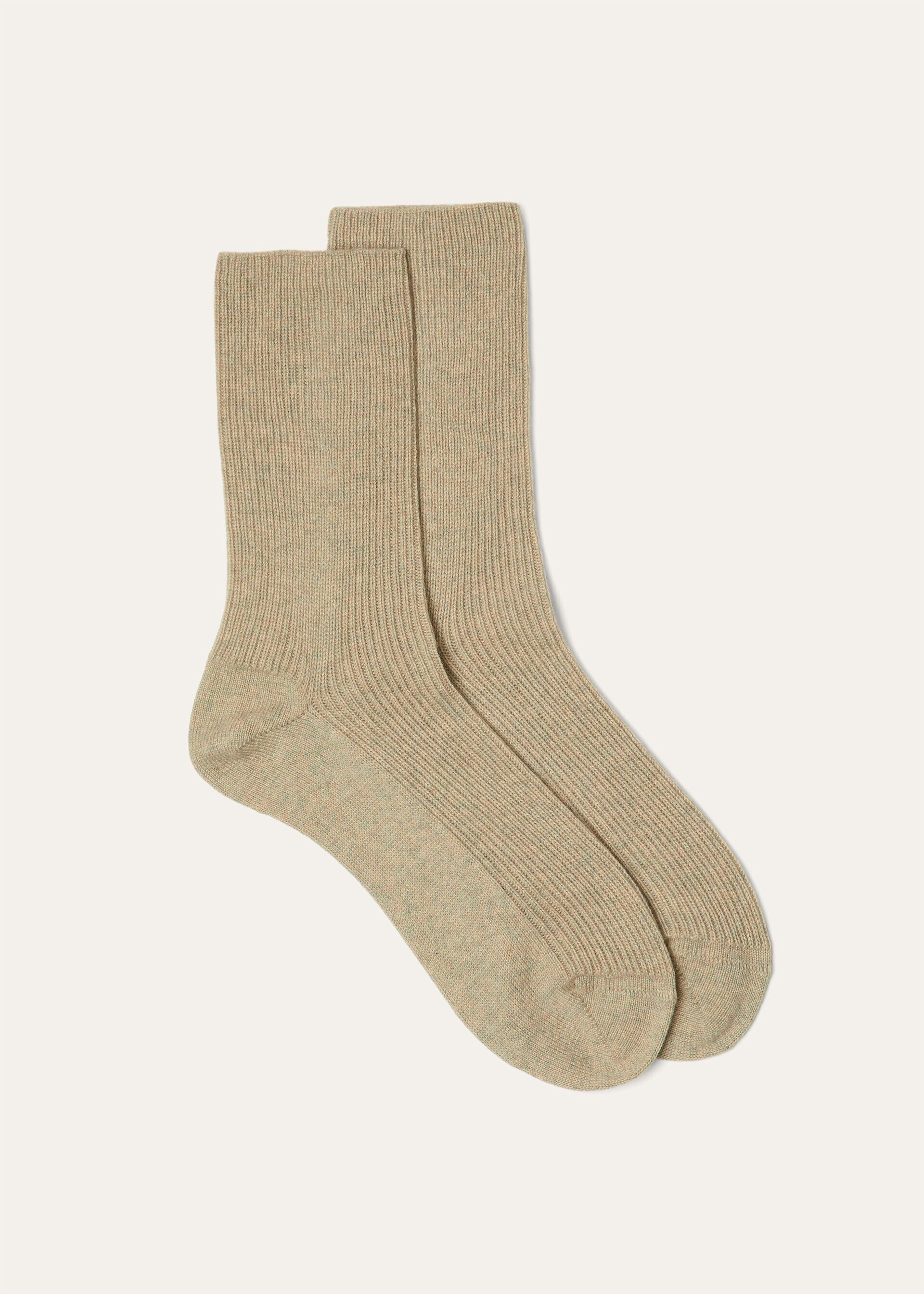 Loro Piana os11x0426 FAQ1318 Size: OS / Socks in Silver Birch Size ONE SIZE - 1 Thumbnail