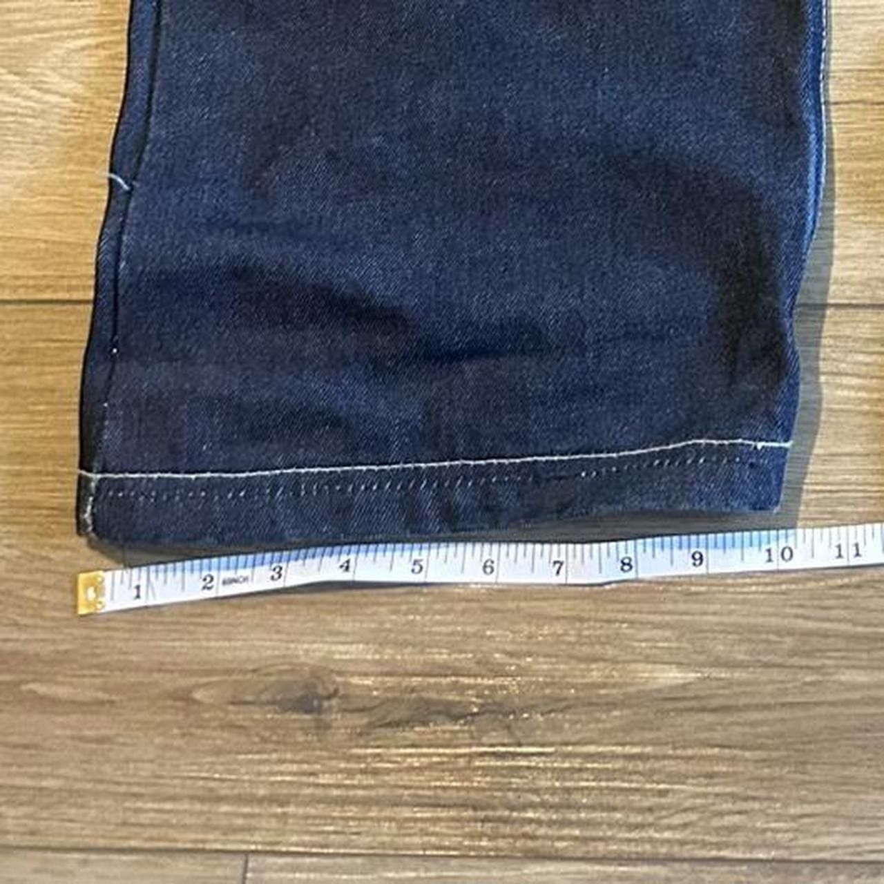 JNCO Rare crown holder baggy raw denim jeans Size US 42 / EU 58 - 3 Thumbnail