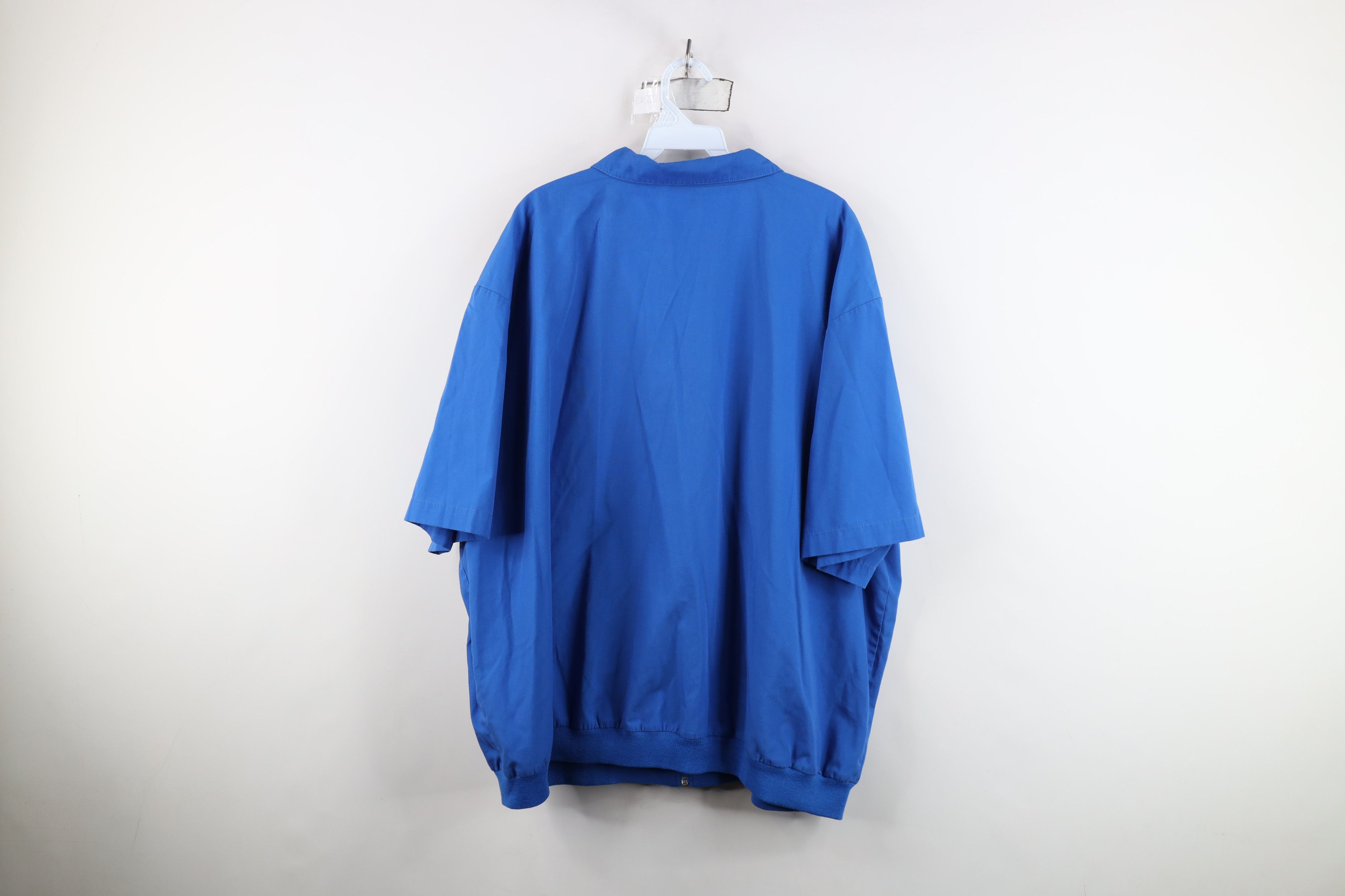 Vintage Vintage 90s Streetwear Short Sleeve Full Zip Shirt Jacket Size US XXL / EU 58 / 5 - 11 Thumbnail