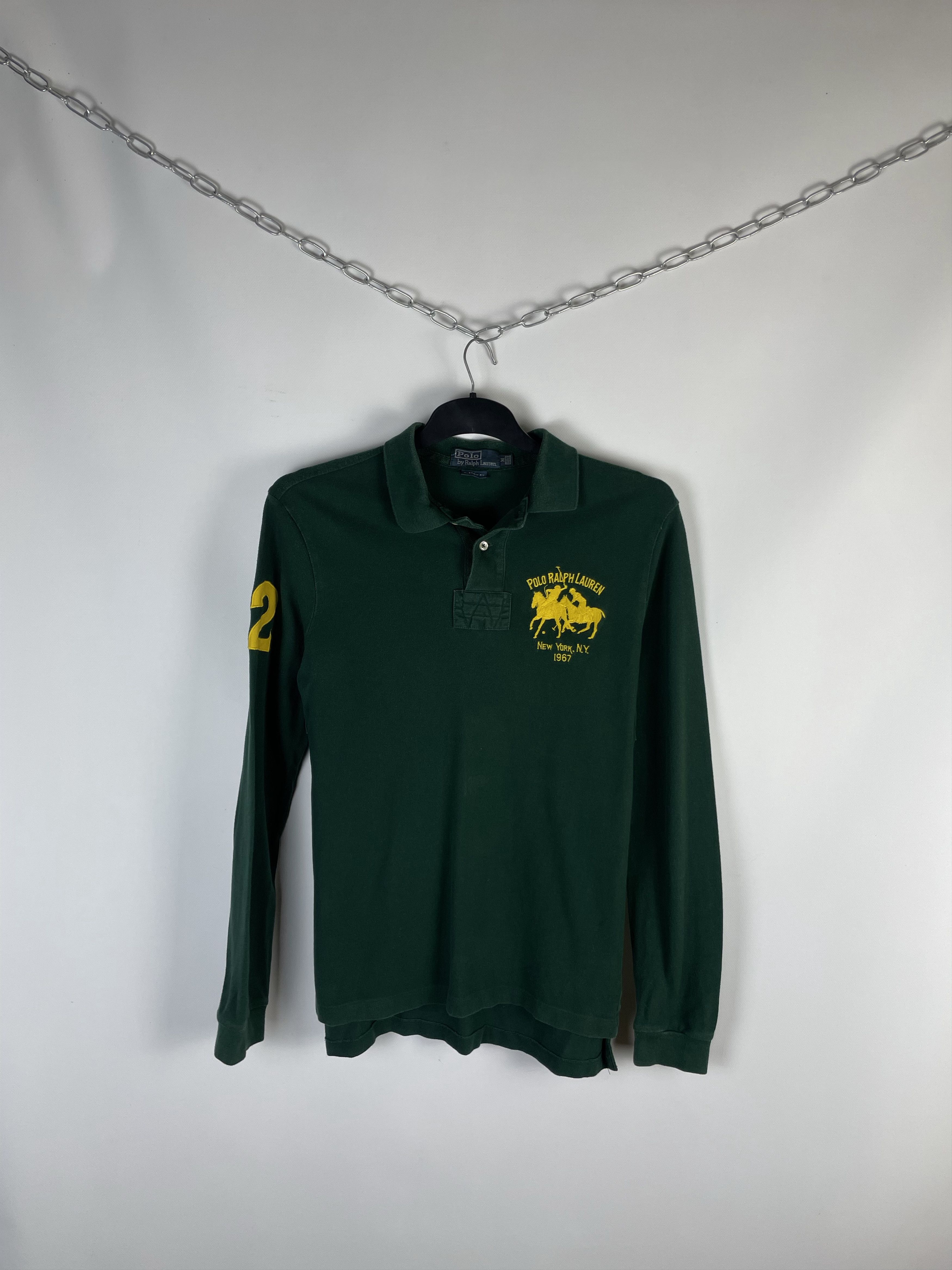 Polo Ralph Lauren Vintage 90s Polo Ralph Lauren Rugby Long Sleeve Shirt Size US M / EU 48-50 / 2 - 1 Thumbnail