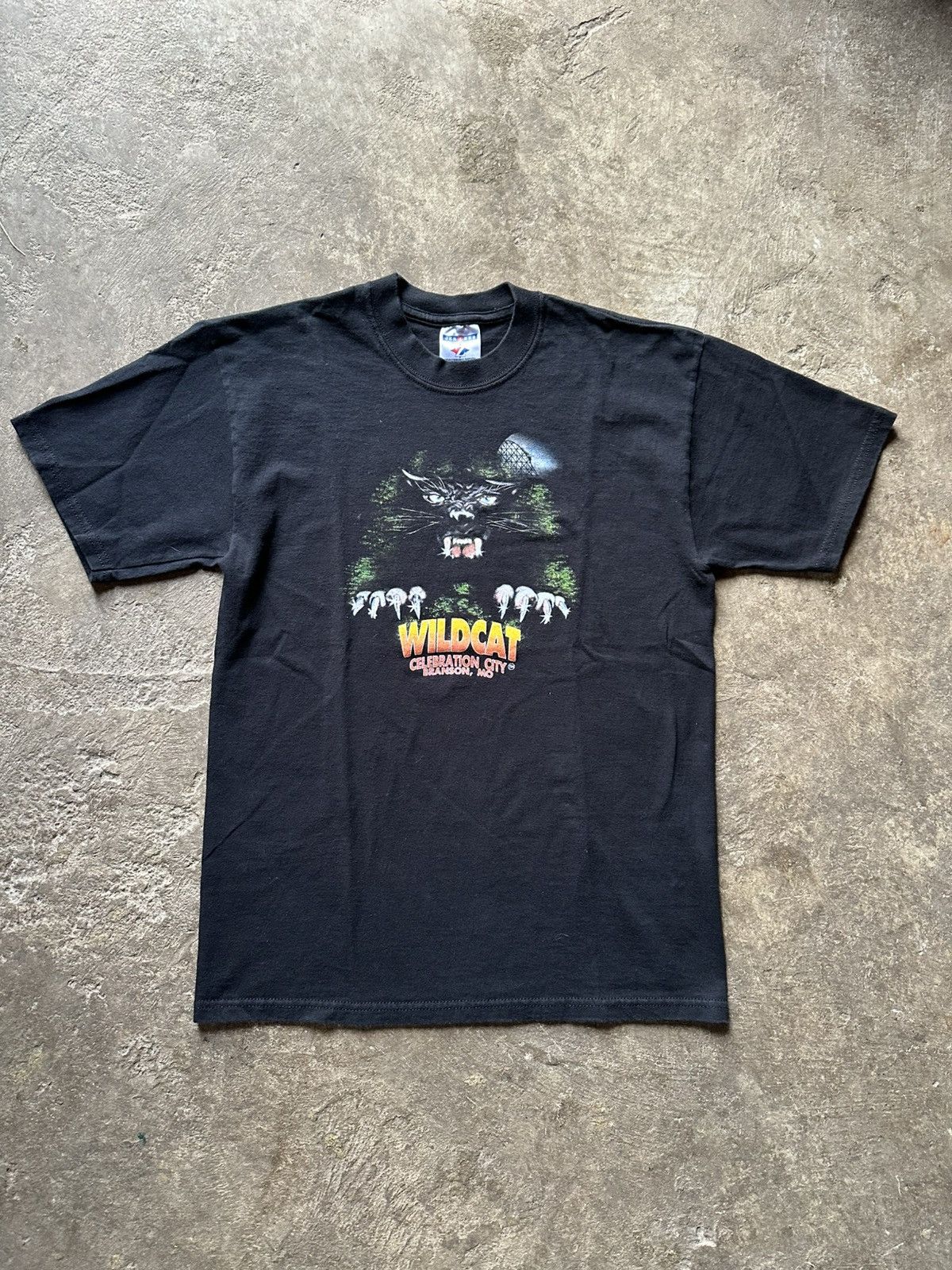 Jerzees Vintage Black Wildcat Graphic Tee Size US M / EU 48-50 / 2 - 1 Thumbnail